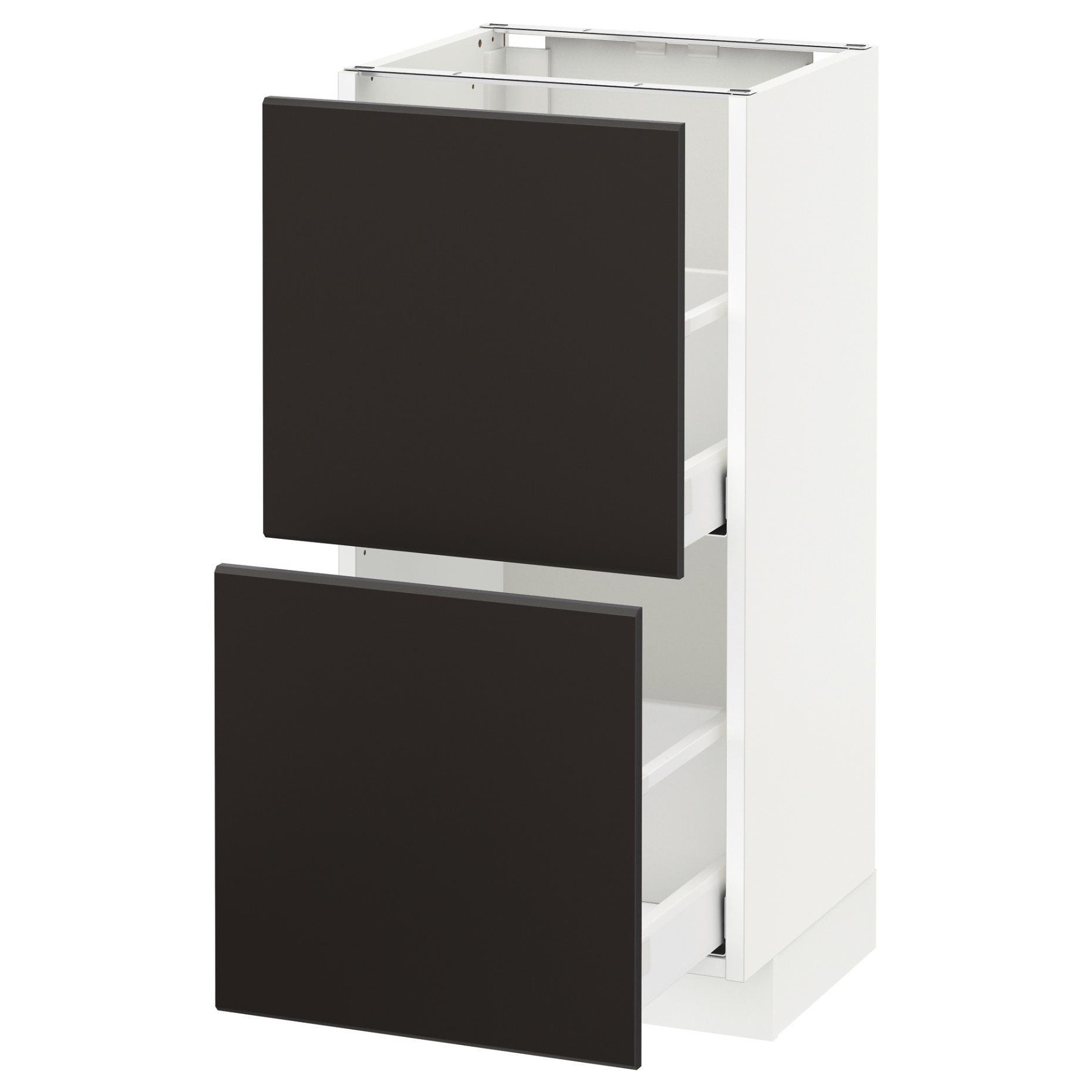 METOD/MAXIMERA, base cabinet with 2 drawers, 492.131.61