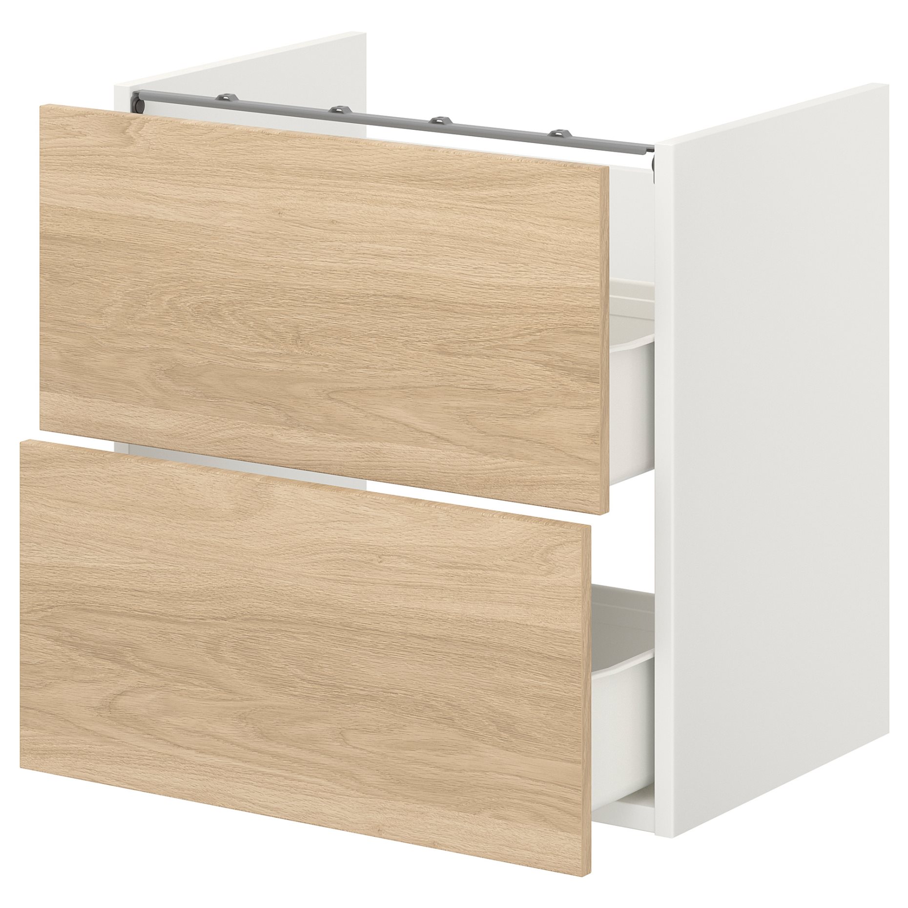 ENHET, base cabinet for washbasin with 2 drawers, 493.223.44