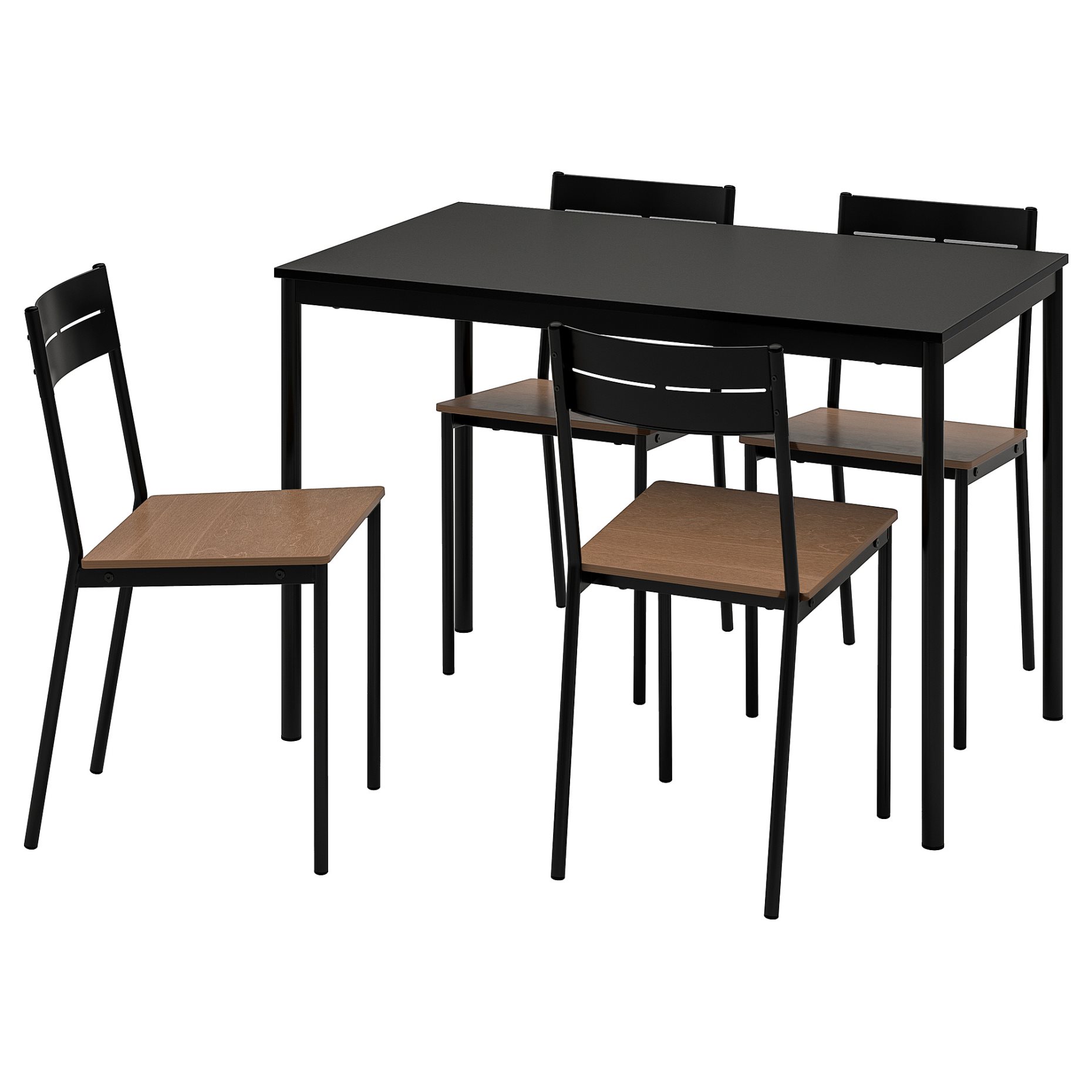 SANDSBERG/SANDSBERG, τραπέζι και 4 καρέκλες, 110x67 cm, 494.204.10