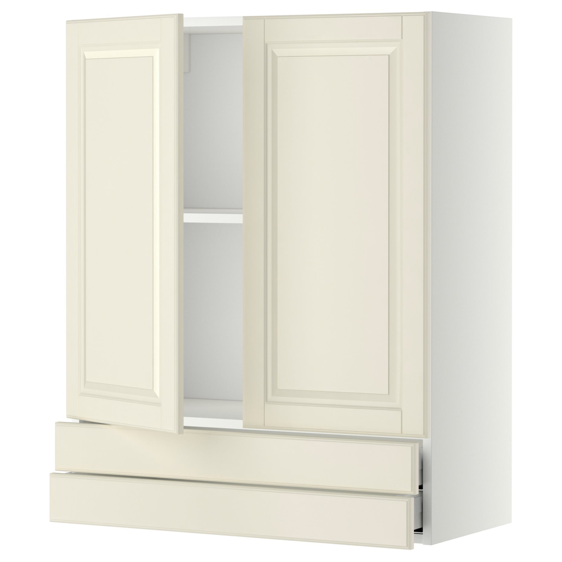 METOD, wall cabinet with 2 doors/2 drawers, 80x100 cm, 494.573.52