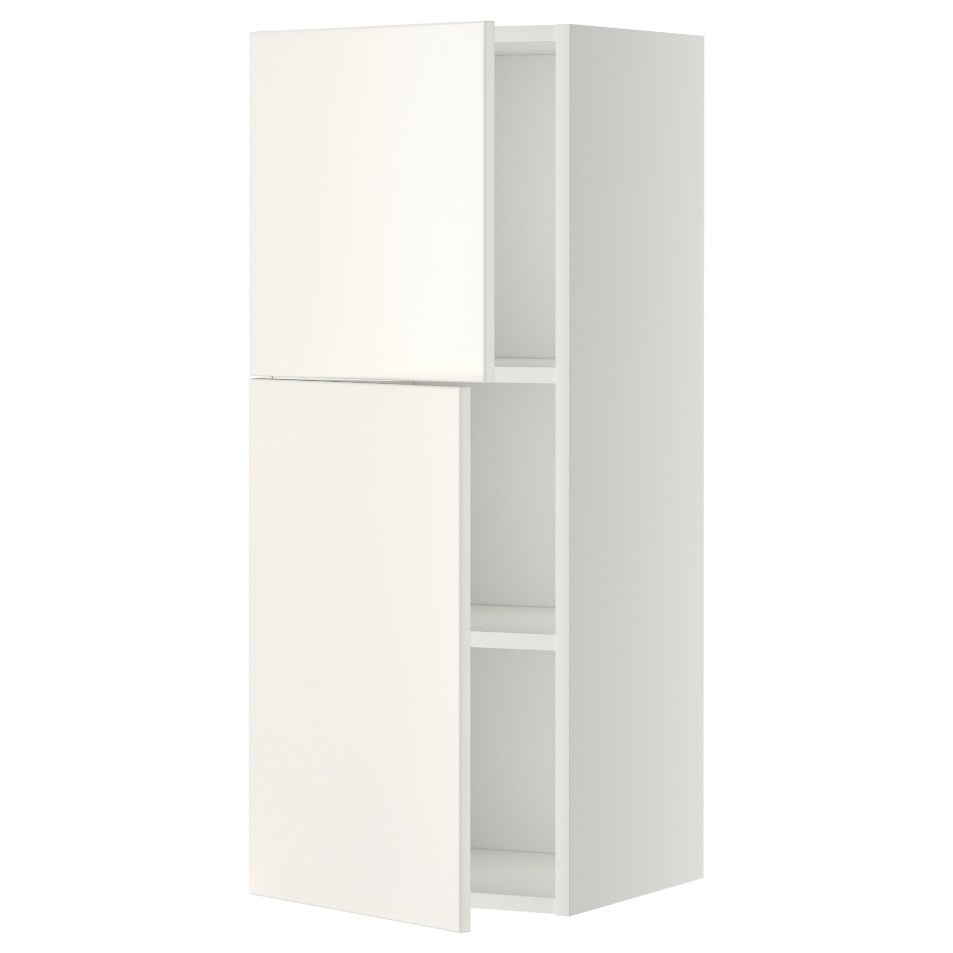 METOD, wall cabinet with shelves/2 doors, 40x100 cm, 494.609.29
