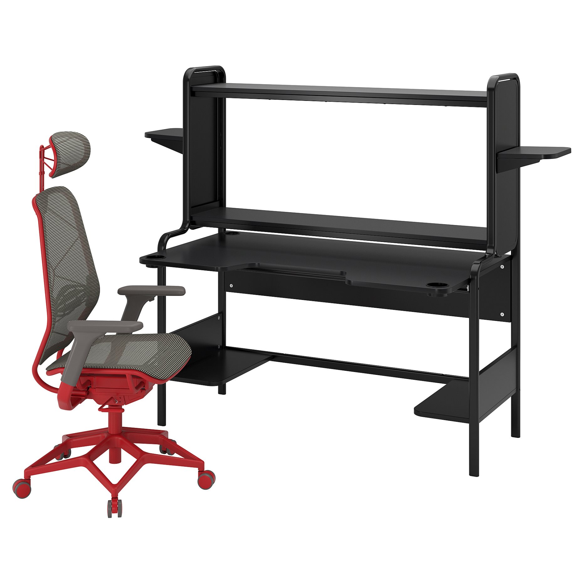 FREDDE/STYRSPEL, gaming desk and chair, 494.913.08