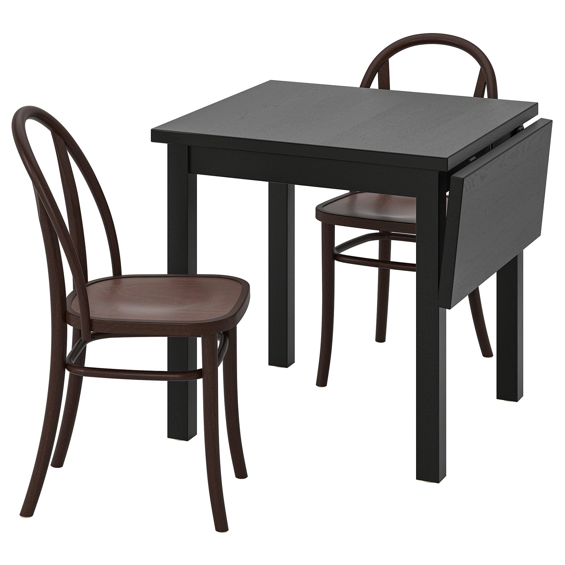 NORDVIKEN/SKOGS, τραπέζι και 2 καρέκλες, 74/104 cm, 495.281.99