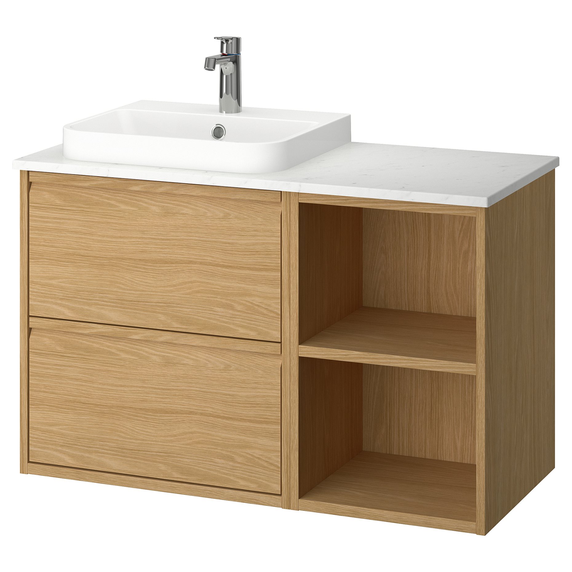 ANGSJON/BACKSJON, wash-stand/wash-basin/tap, 102x49x71 cm, 495.284.44
