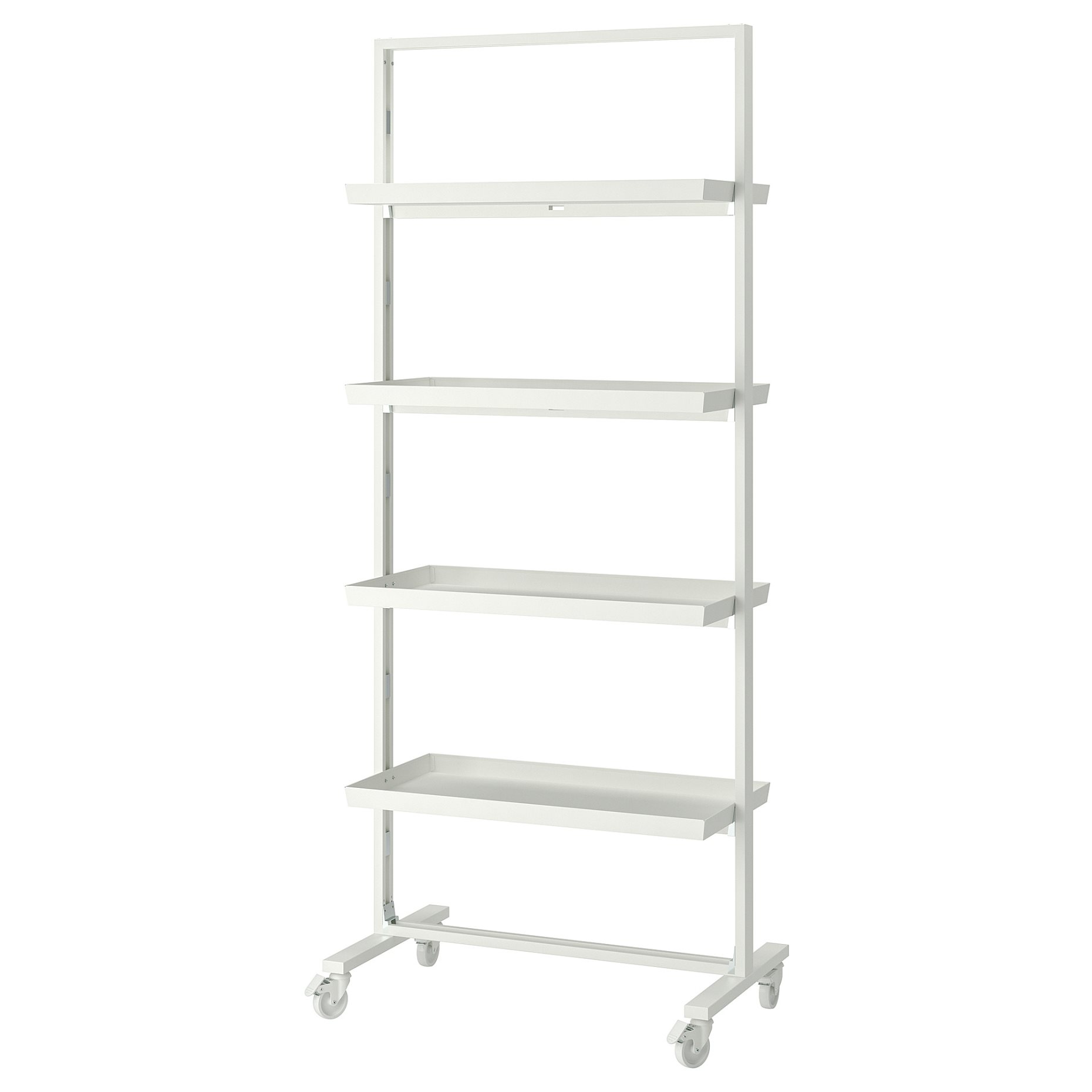 MITTZON, frame with castors/display shelf, 85x205 cm, 495.361.75