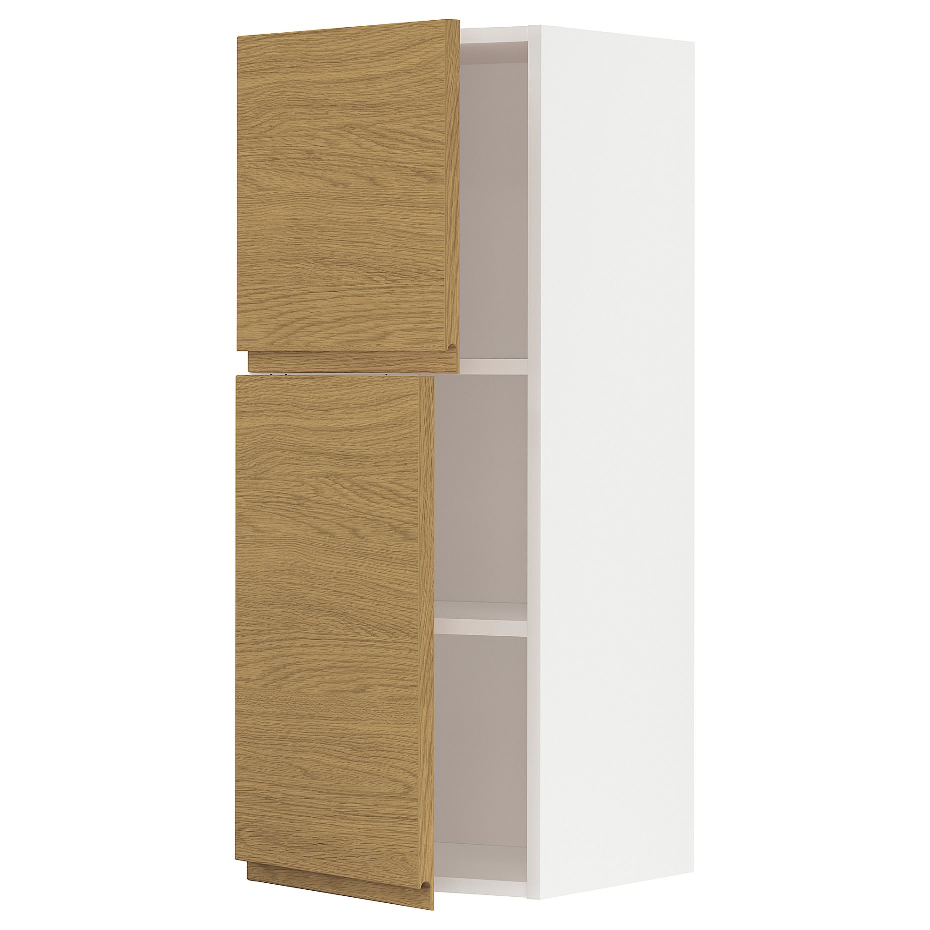 METOD, wall cabinet with shelves/2 doors, 40x100 cm, 495.380.61