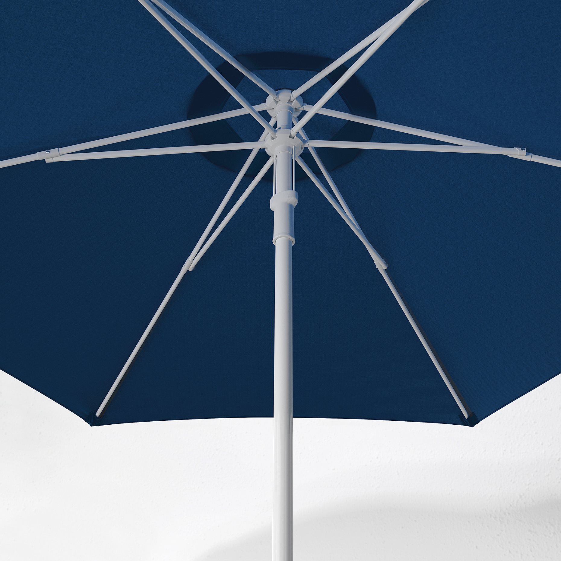 HÖGÖN/IGGÖN, parasol with base, 270 cm, 495.762.08
