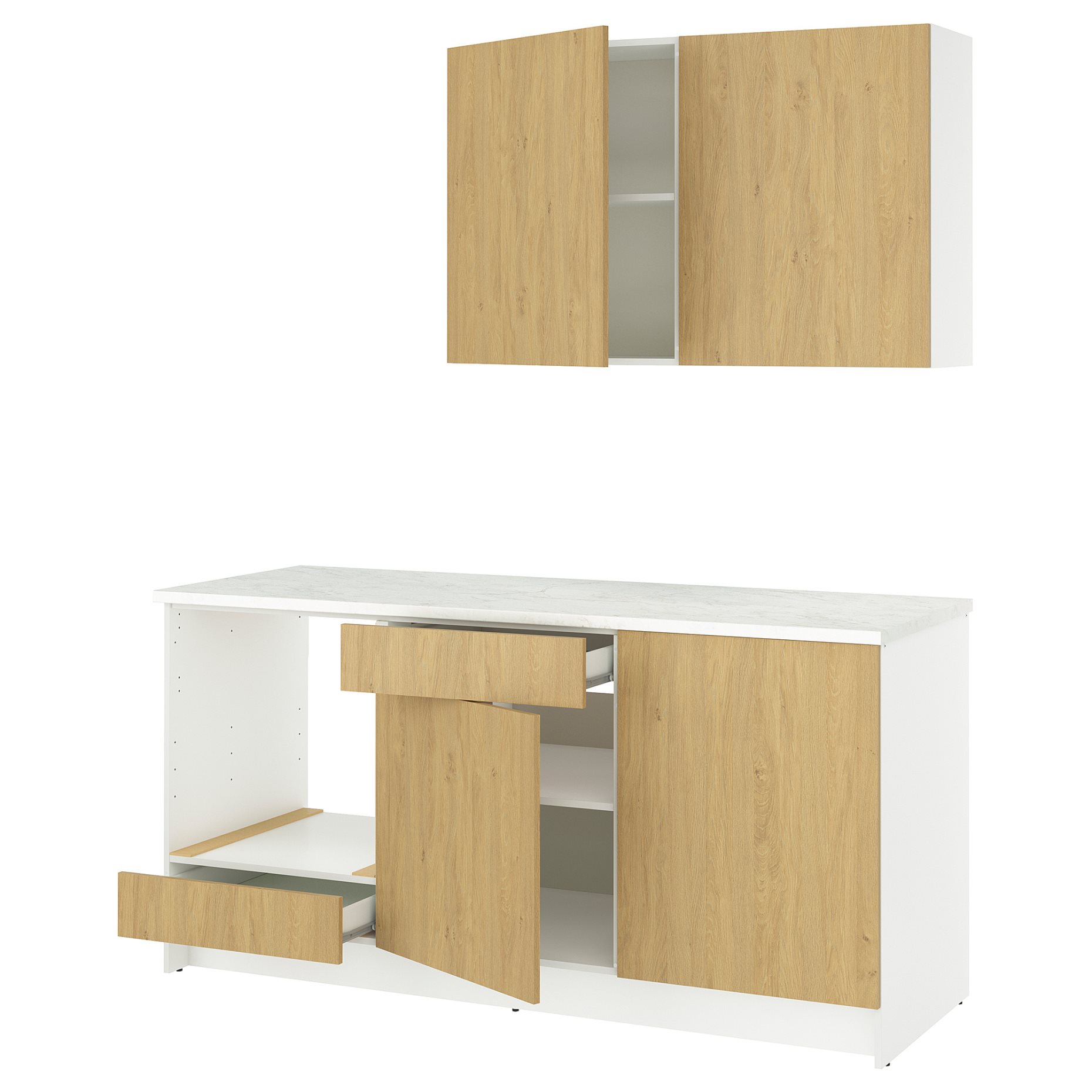 PAX/KAMMAR/GRIM, kitchen, 180x61x220 cm, 495.811.15