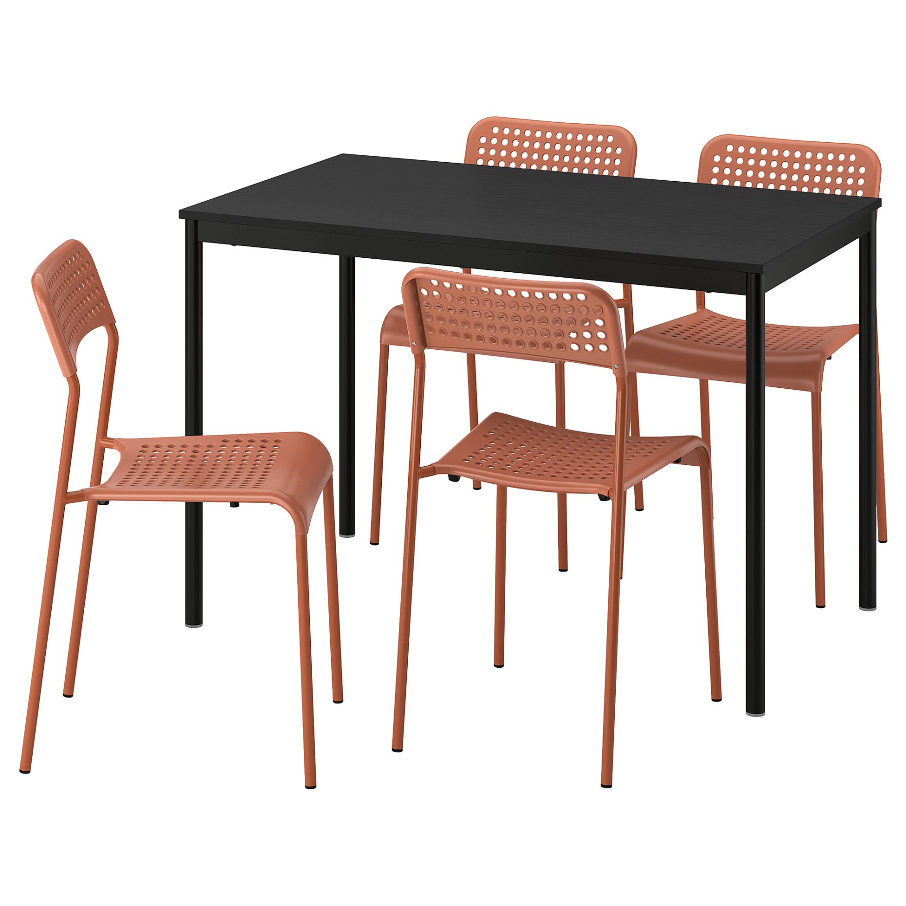 SANDSBERG, table and 4 chairs, 110x67 cm, 496.083.89