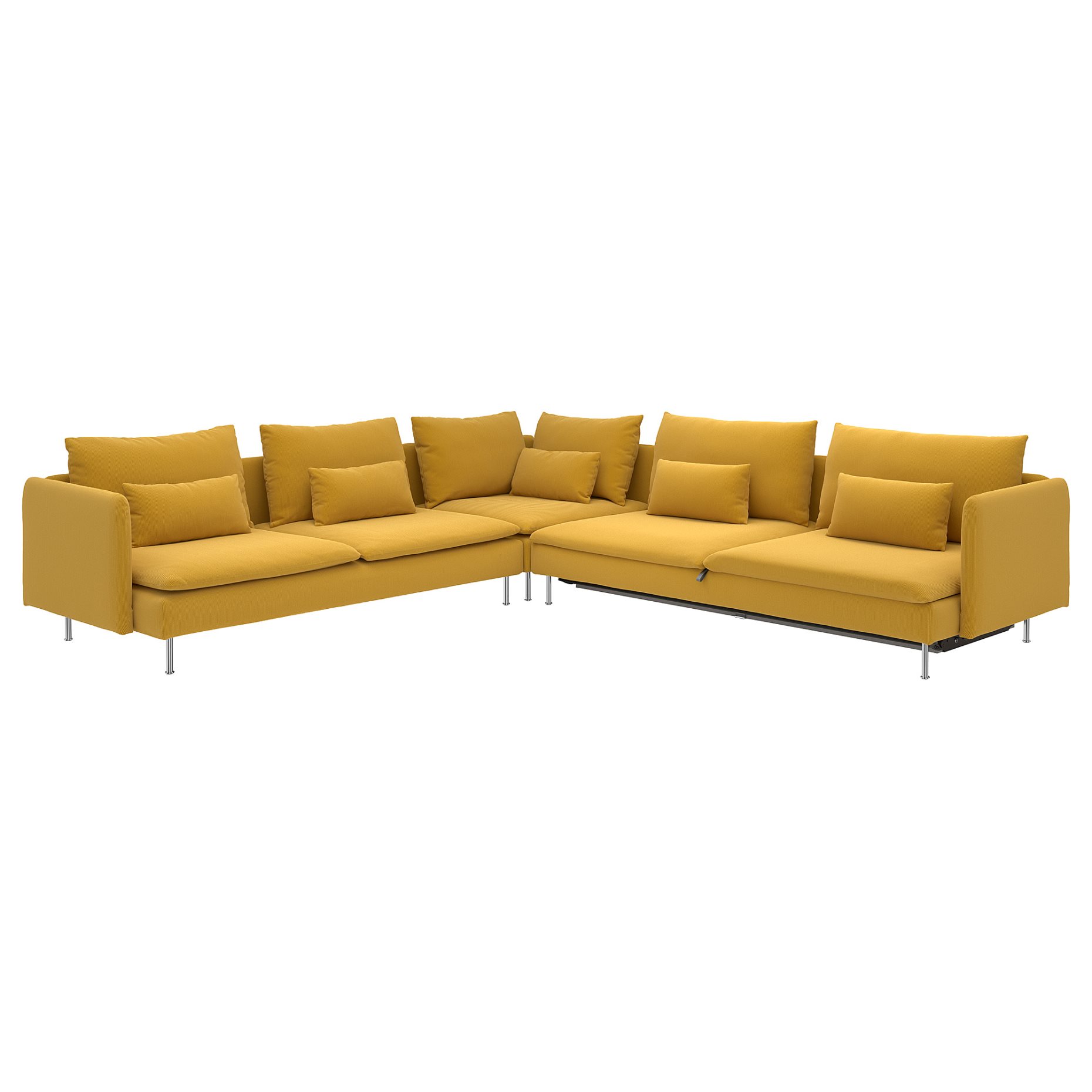 SÖDERHAMN, corner sofa-bed, 6-seat, 496.186.80