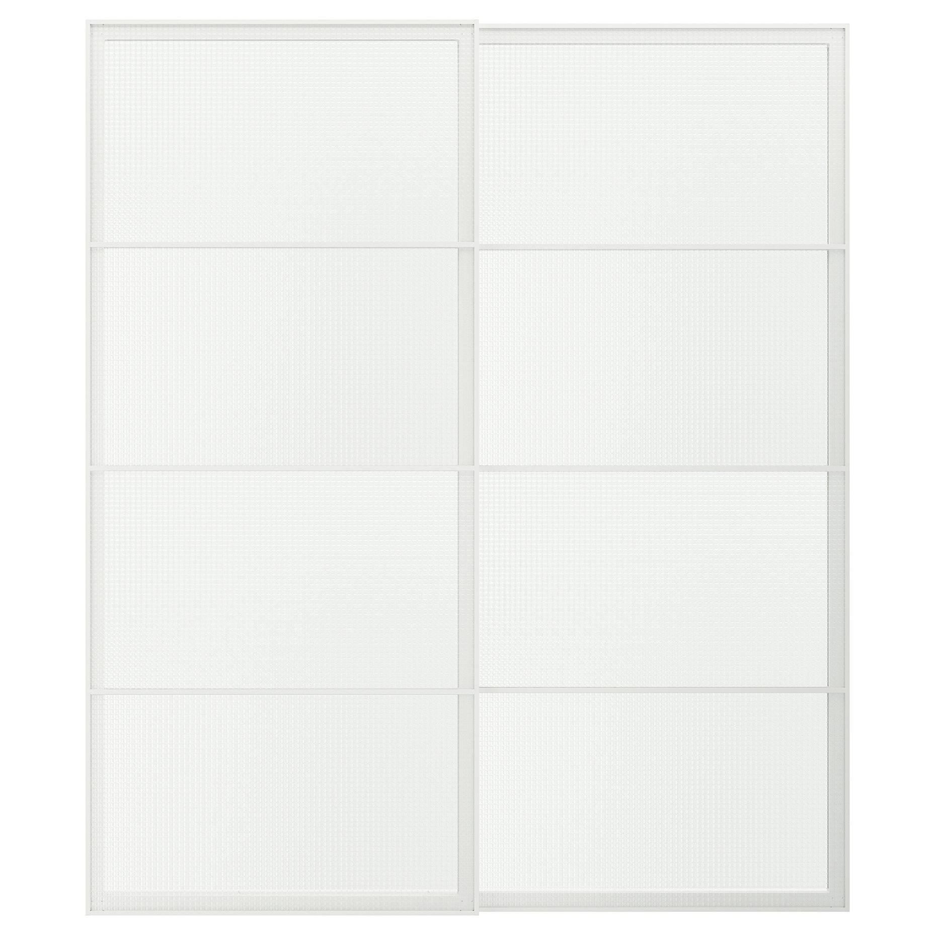 LUNDBRÄSMA, συρόμενη πόρτα, 2 τεμ. 200x236 cm, 496.190.43