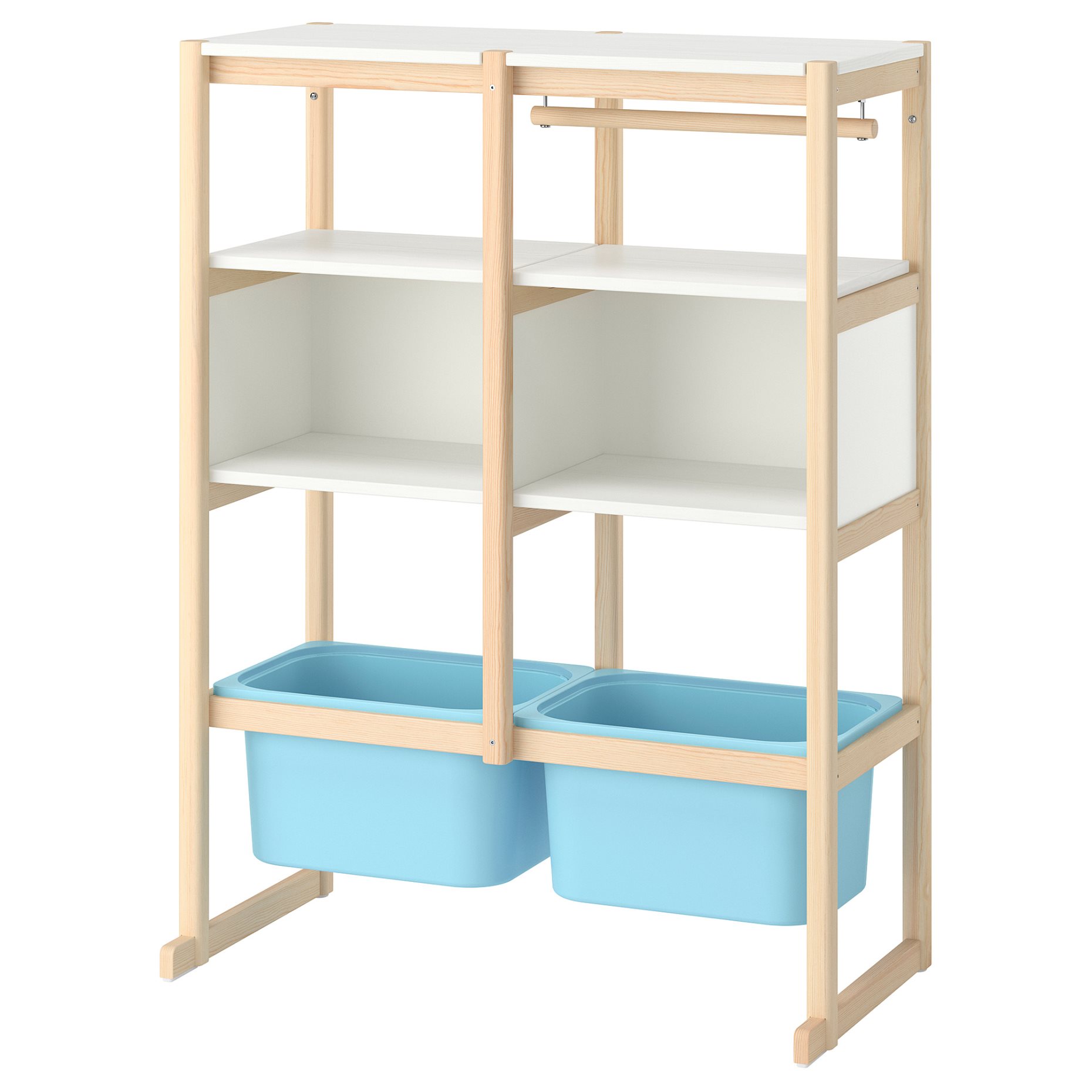 FLISAT, open storage combination, 88x38x117 cm, 496.235.54
