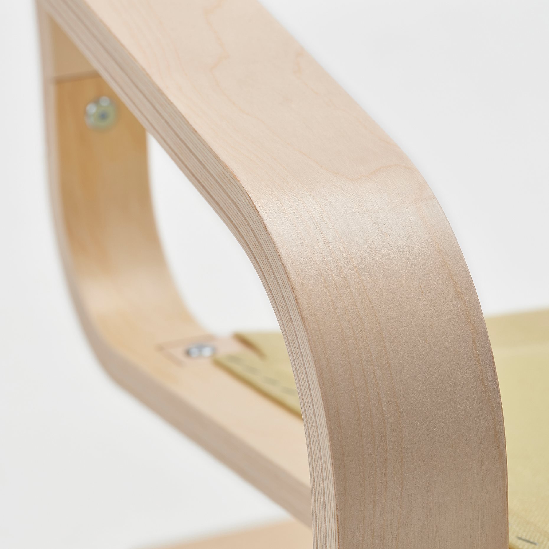 POÄNG, armchair and footstool, 496.254.78