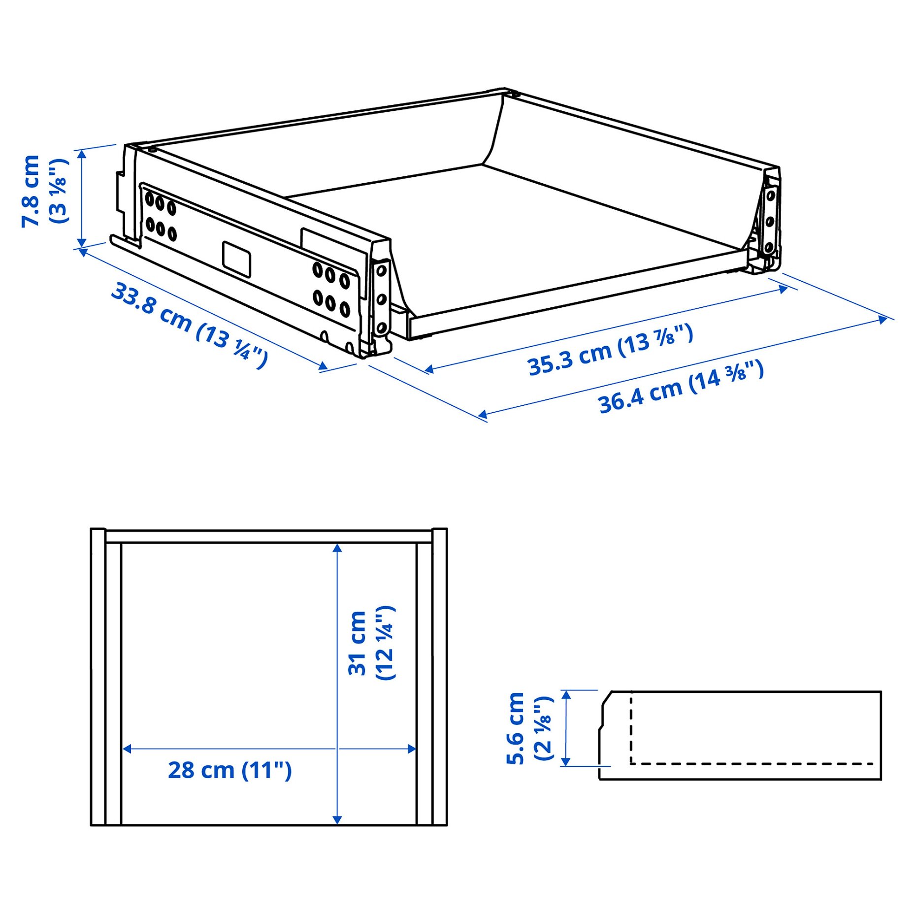 MAXIMERA, drawer, low, 502.850.29