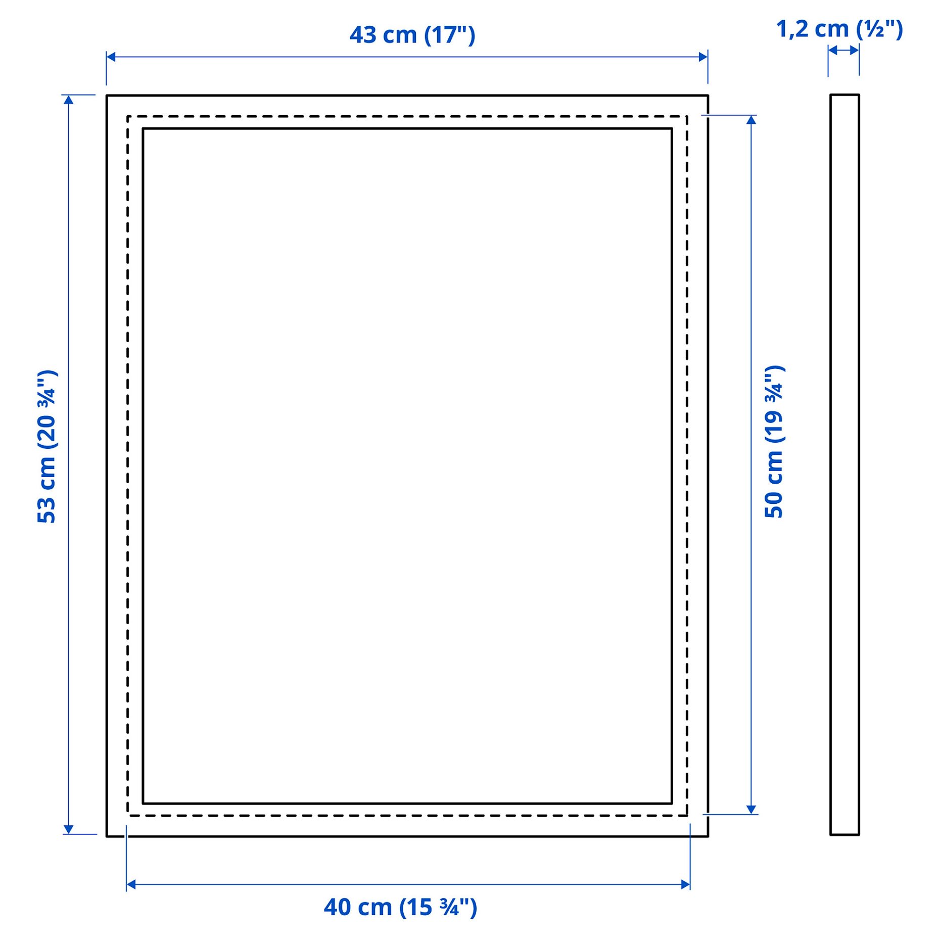 FISKBO, frame, 40x50 cm, 502.956.55