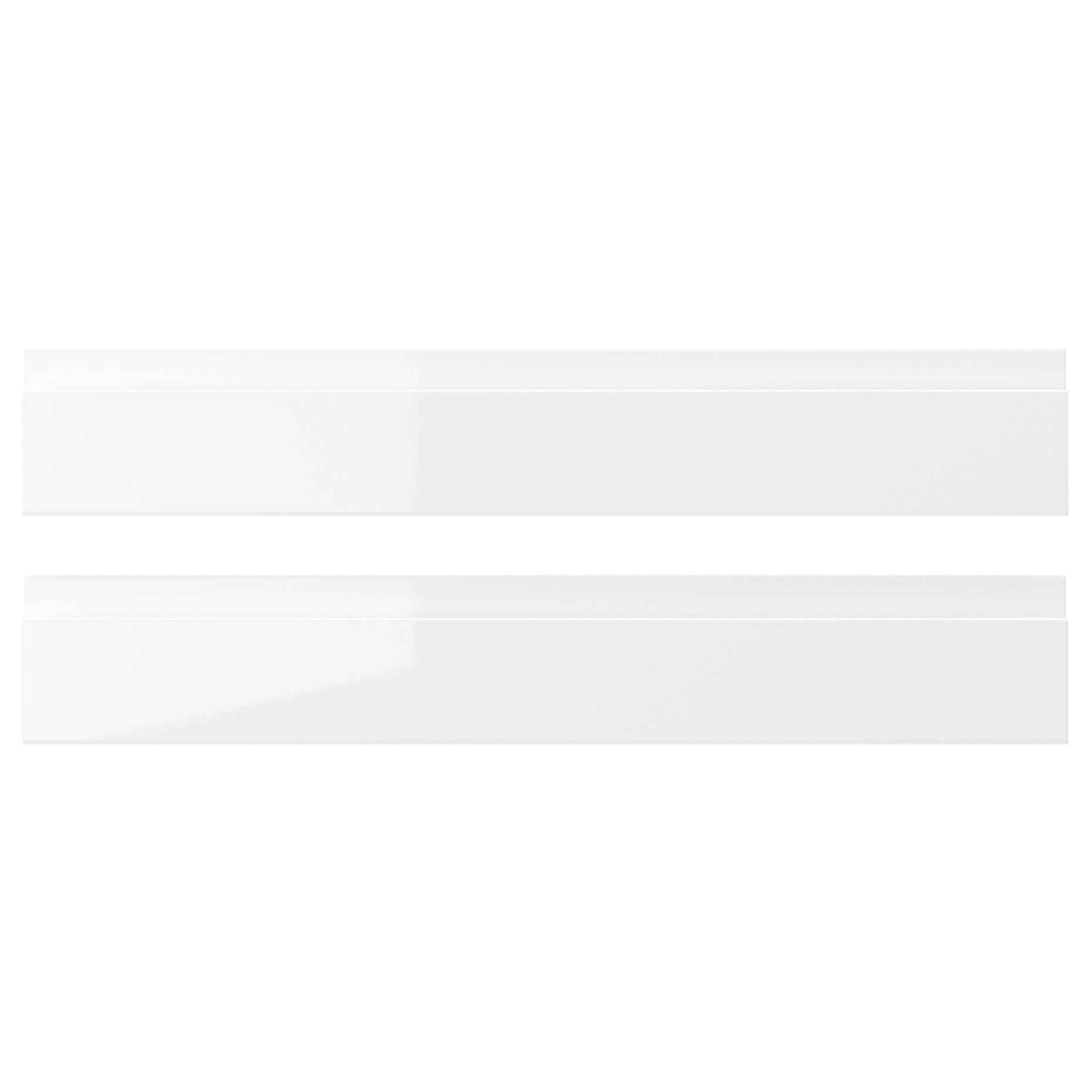 VOXTORP, drawer front/high-gloss 2 pack, 60x10 cm, 503.974.99