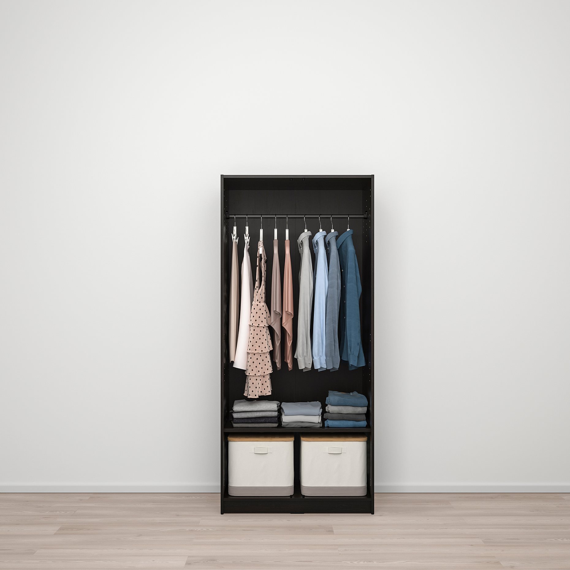 RAKKESTAD, wardrobe with 2 doors, 504.537.58