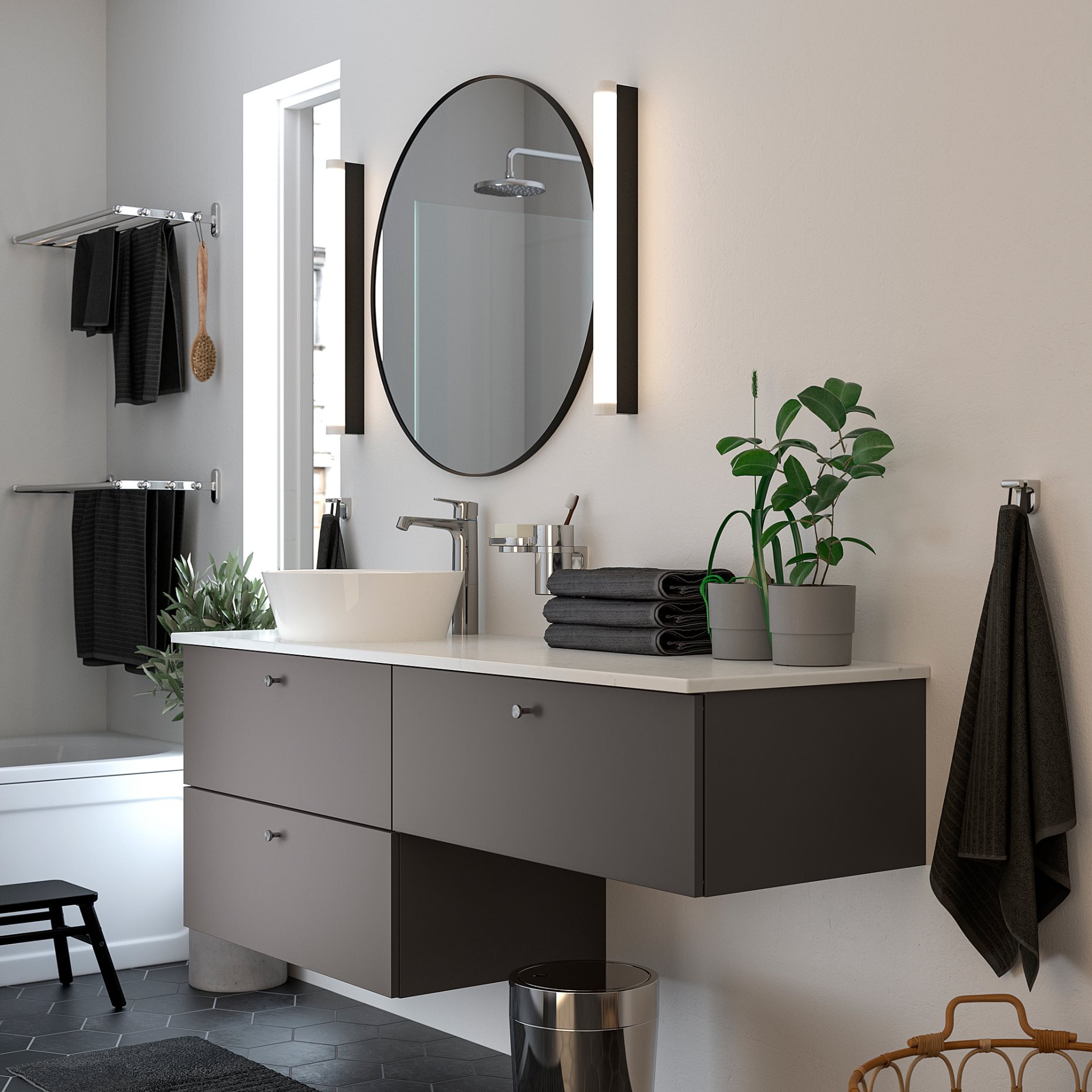 LINDBYN, mirror, 80 cm, 504.586.14