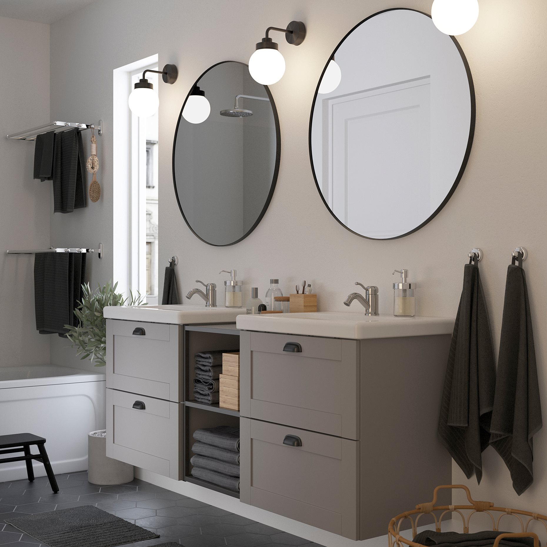 LINDBYN, mirror, 80 cm, 504.586.14