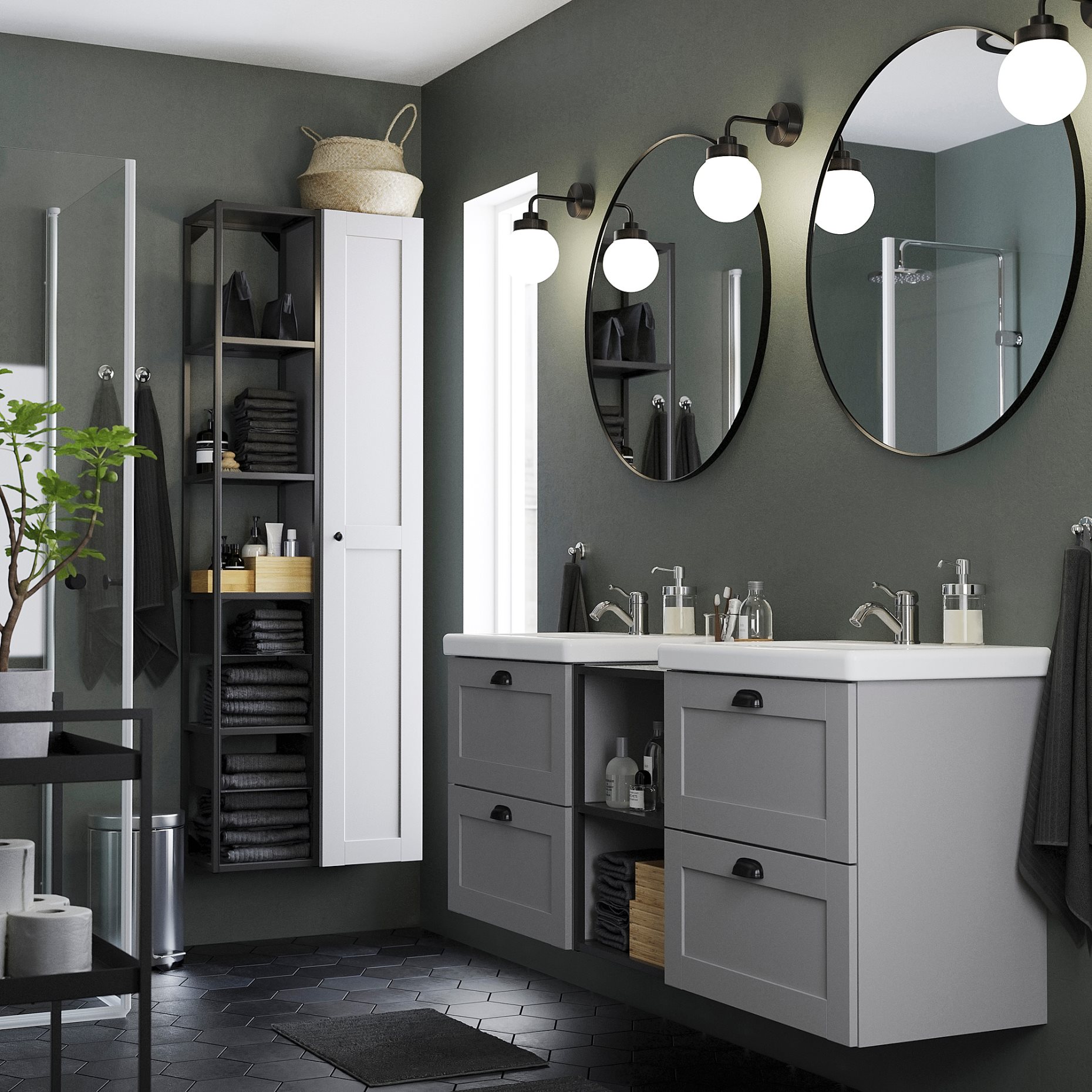 LINDBYN, mirror, 80 cm, 504.586.14