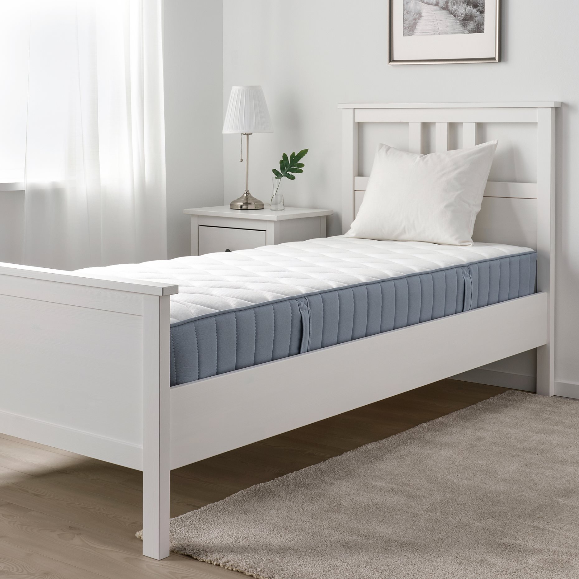 VÅGSTRANDA, pocket sprung mattress/extra firm, 90x200 cm, 504.703.95