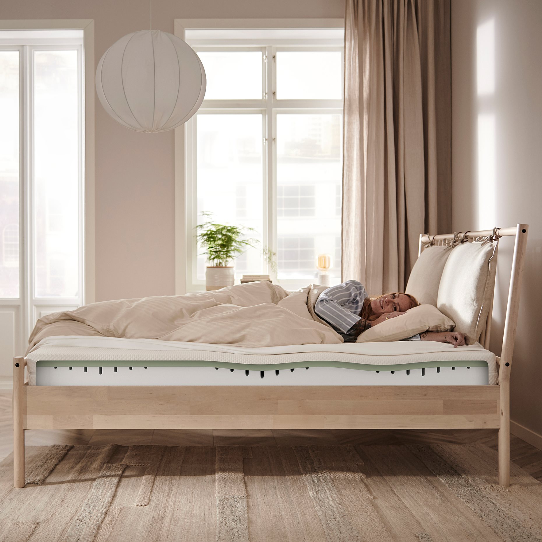 ÅBYGDA, foam mattress firm, 160x200 cm, 504.814.69