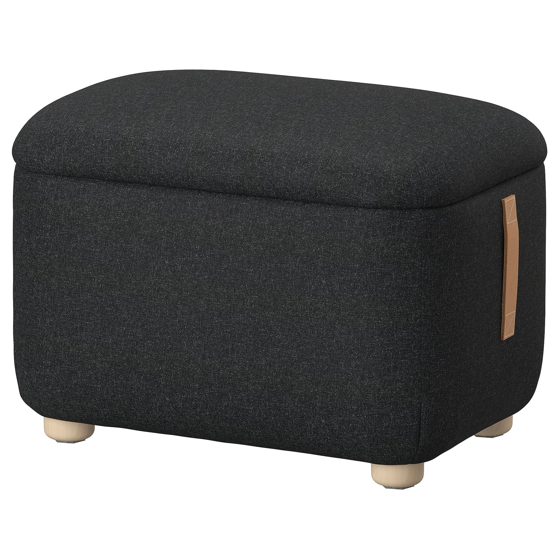 OSKARSHAMN, footstool with storage, 504.884.56