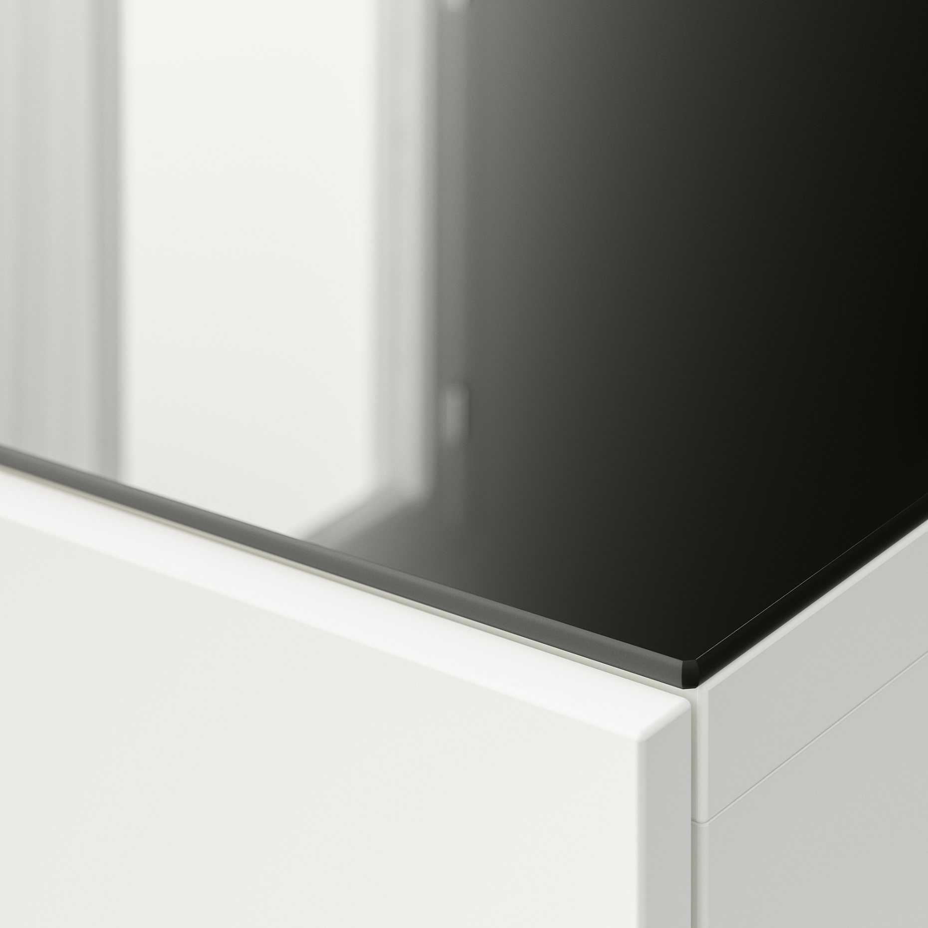BESTÅ, άνω επιφάνεια/γυαλί, 180x40 cm, 504.963.19