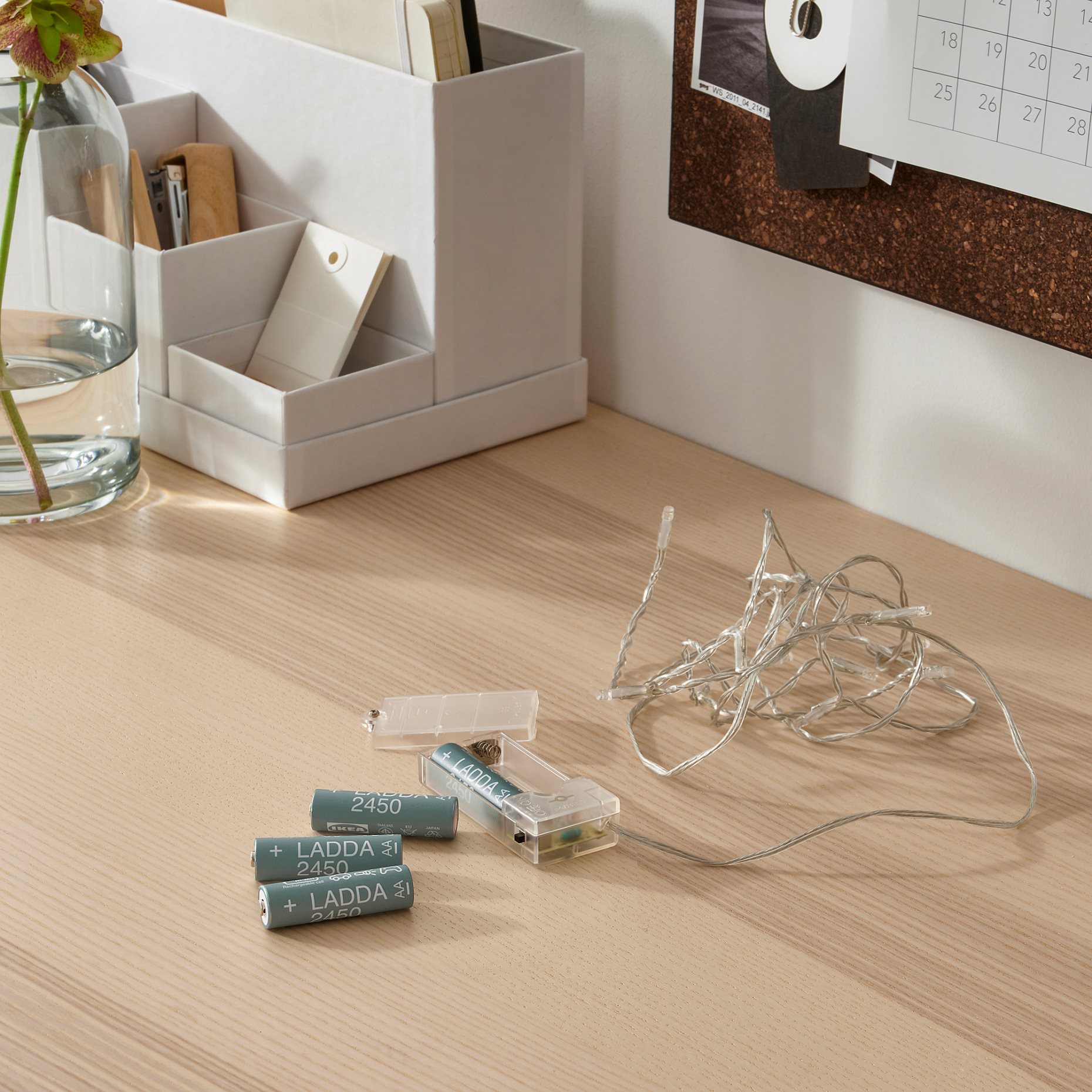 LADDA, rechargeable battery HR6 AA 1.2V, 4 pack, 505.046.92