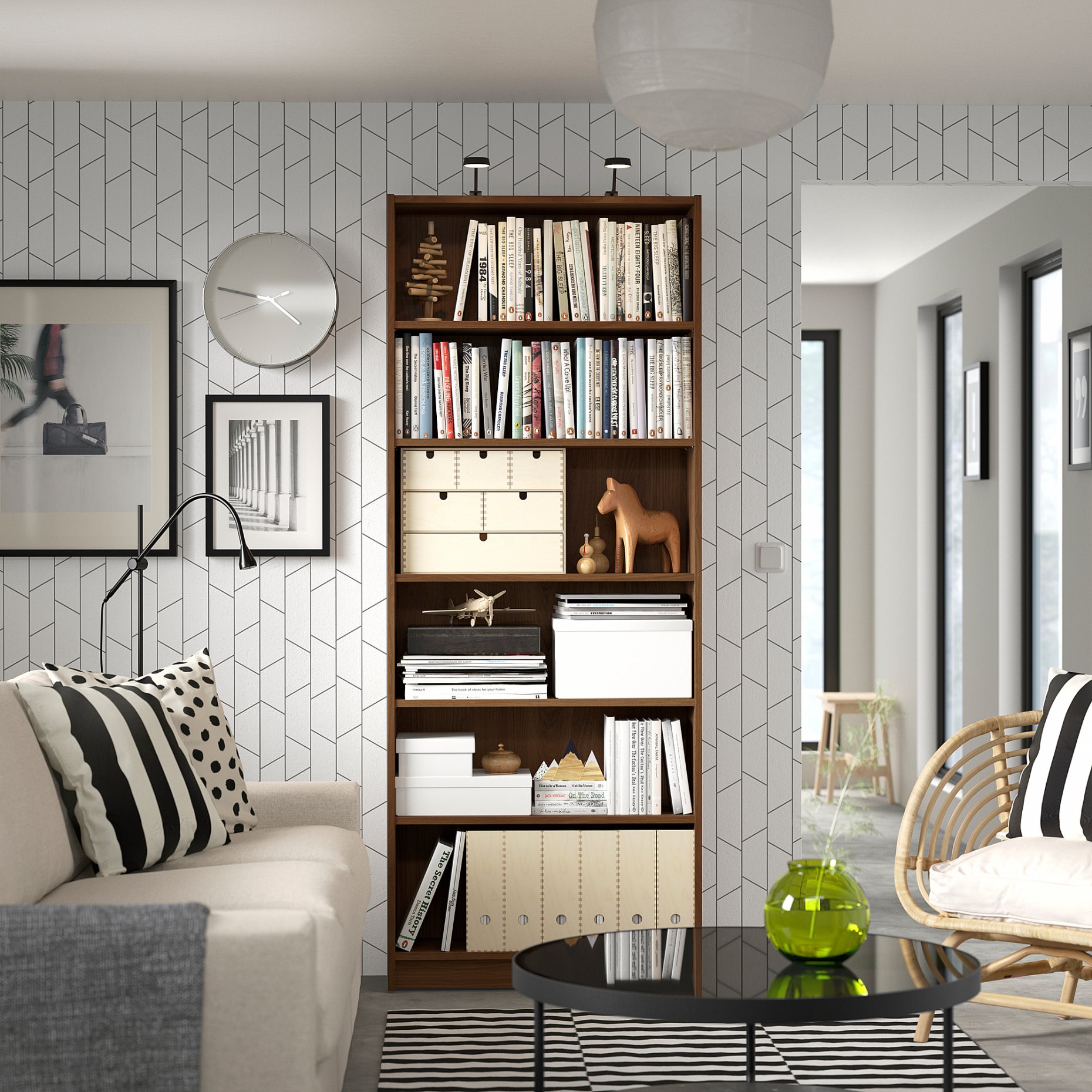 BILLY, bookcase, 80x28x202 cm, 505.086.52