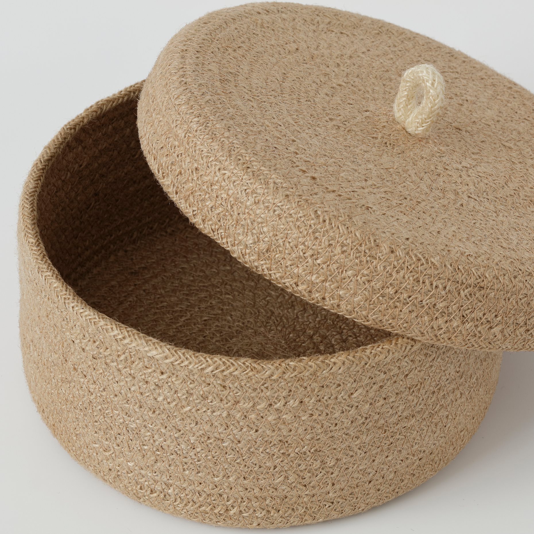 LJUNGAN, basket with lid, 20x10 cm, 505.278.82