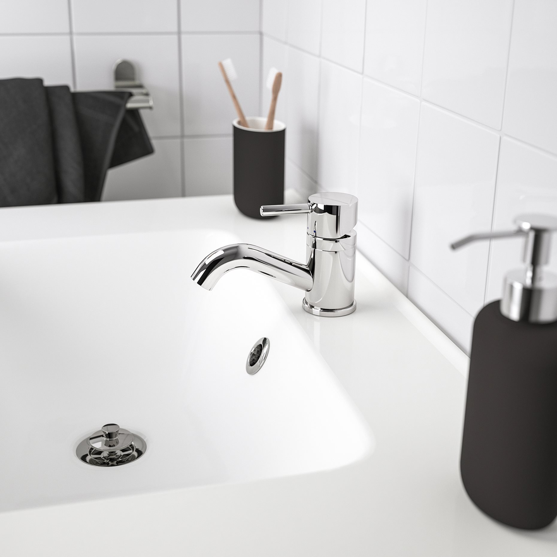 PILKÅN, wash-basin mixer tap, 505.328.50