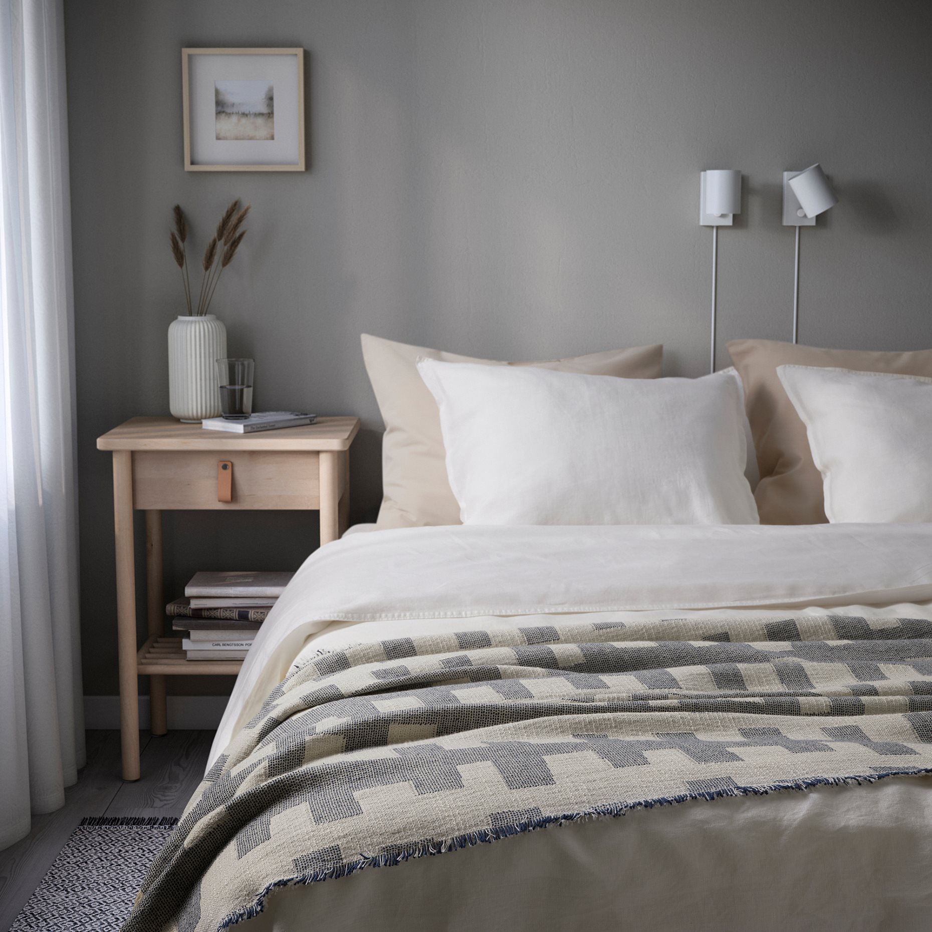 SLÅNSPINNMAL, throw, 130x170 cm, 505.542.10