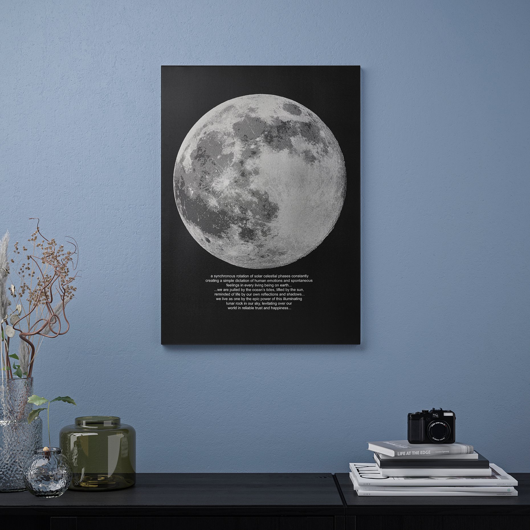 PJÄTTERYD, πίνακας/Φεγγαρόφως, 50x70 cm, 505.545.02