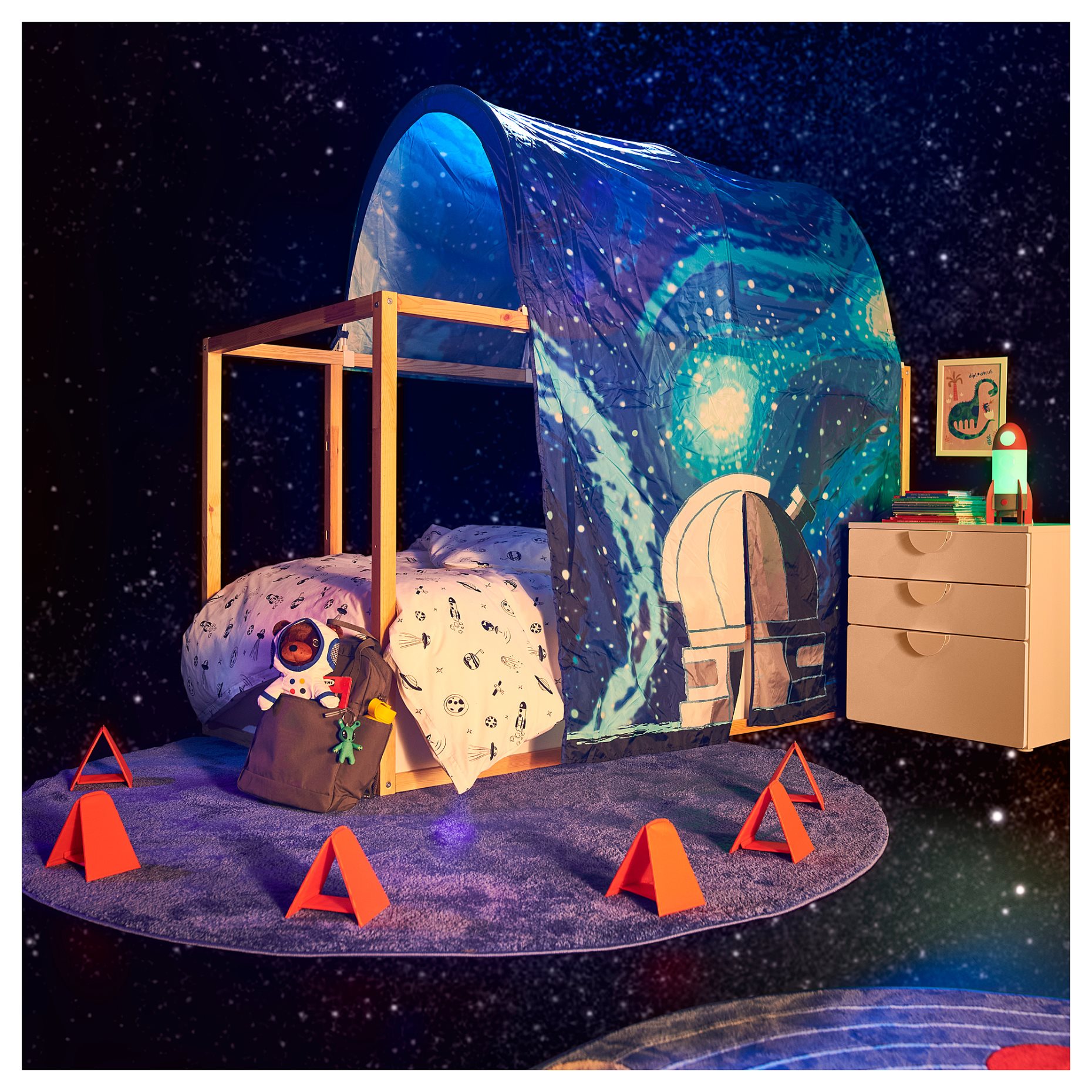 AFTONSPARV, soft toy/mini-alien, 10 cm, 505.624.27