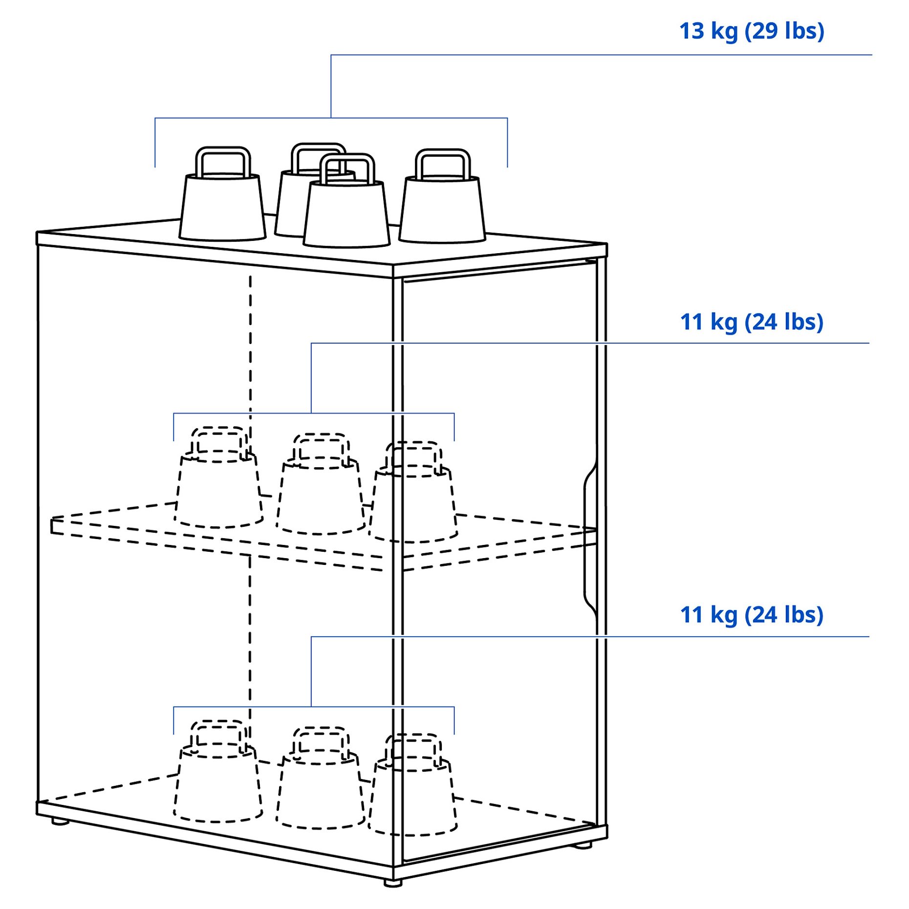 ALEX, μονάδα αποθήκευσης, 36x70 cm, 505.637.90