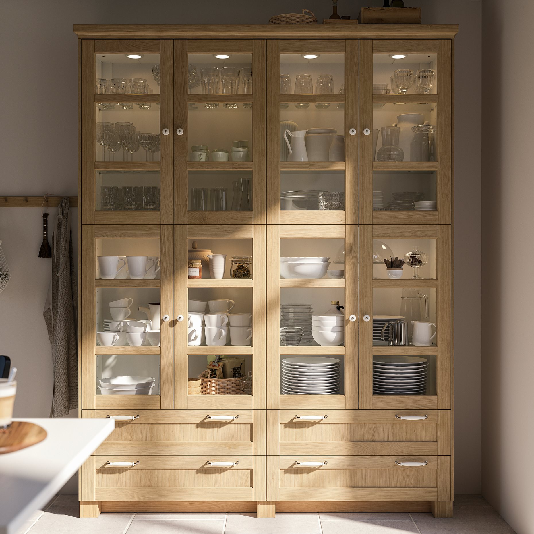 FORSBACKA, glass door, 40x100 cm, 505.652.56