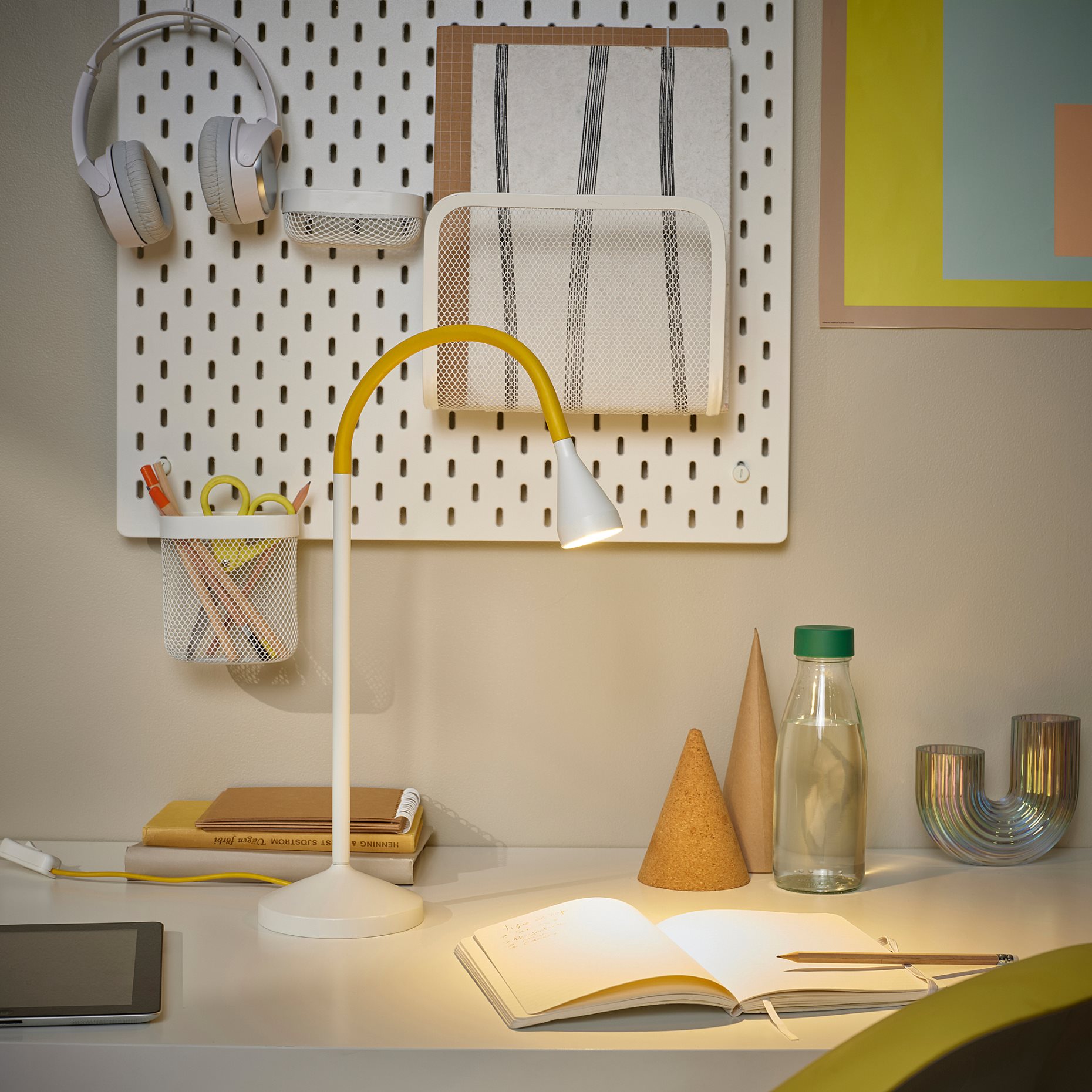 NÄVLINGE, desk lamp with built-in LED light source, 505.747.17