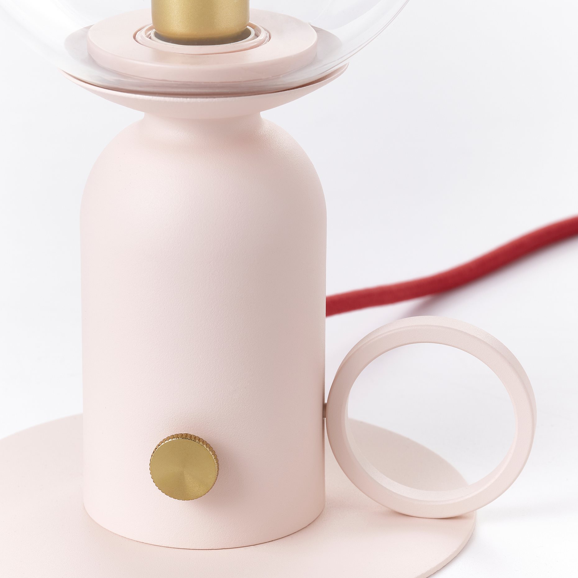 ÅSKMULLER, επιτραπέζιο φωτιστικό συμβατό με ροοστάτη, 24 cm, 505.762.31