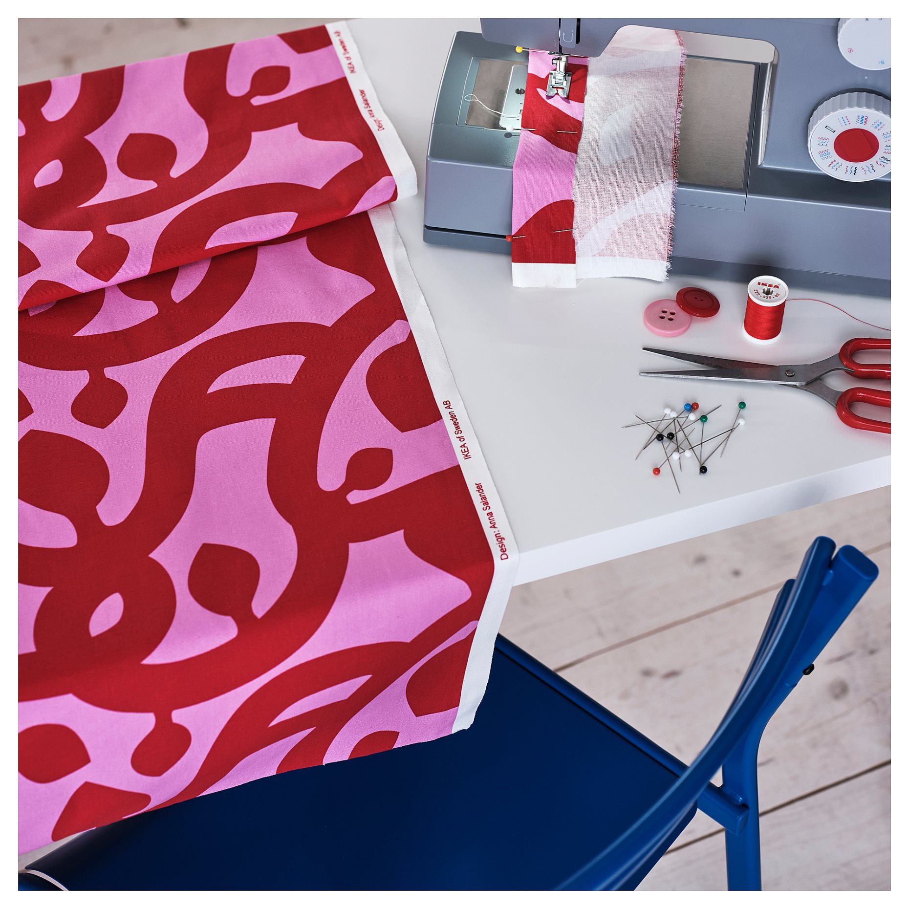 FLUGBLOMSTER, pre-cut fabric, 150x300 cm, 505.798.28