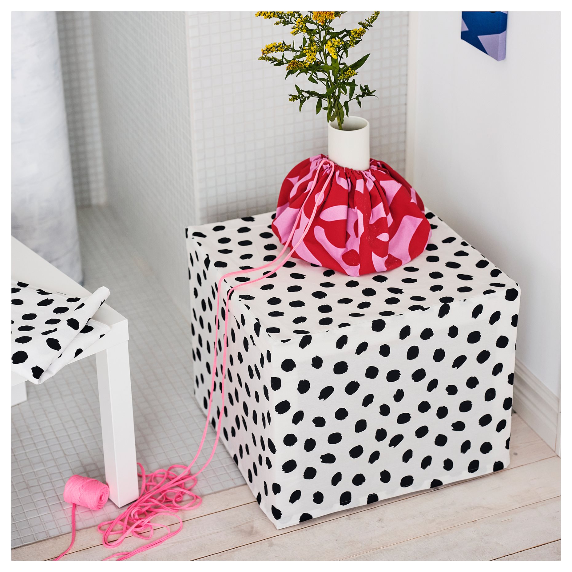 FLUGBLOMSTER, pre-cut fabric, 150x300 cm, 505.798.28