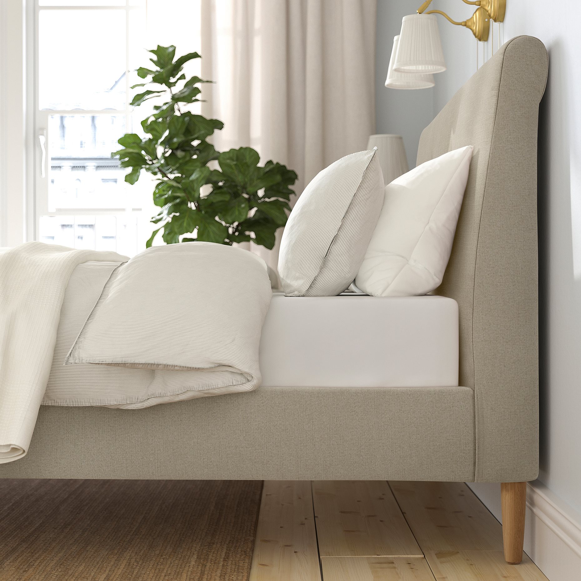 IDANÄS, upholstered bed frame, 160x200 cm, 505.880.69