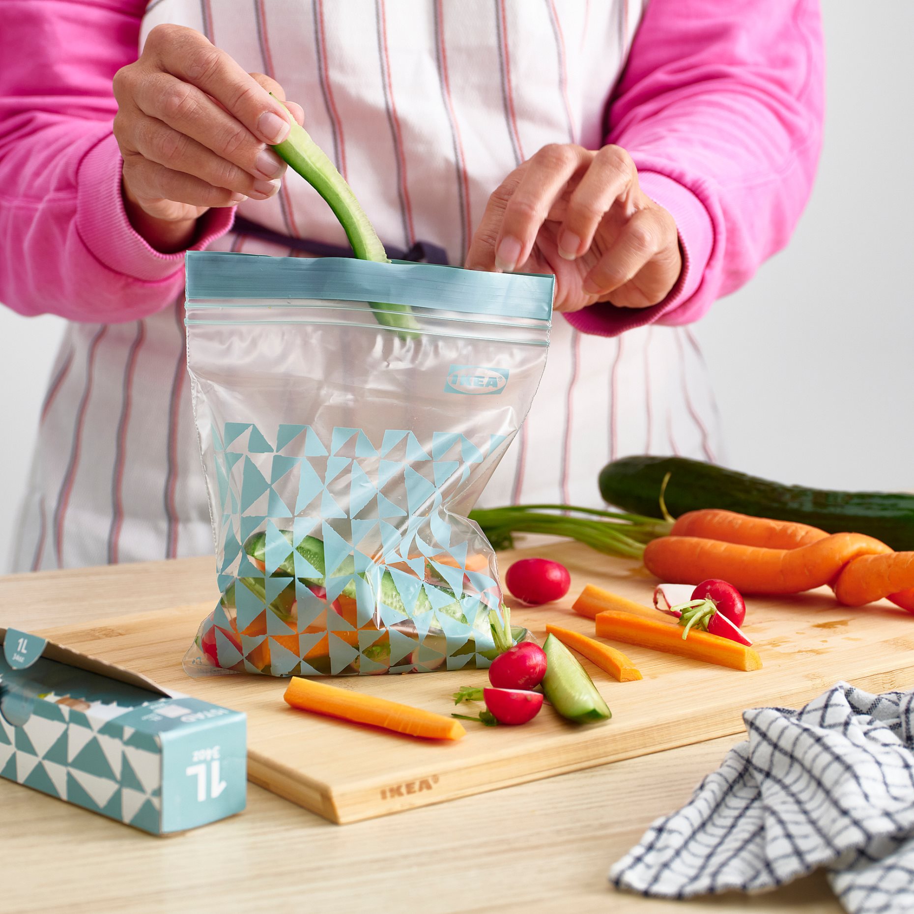 ISTAD, resealable bag/20 pack, 1 l, 505.927.16