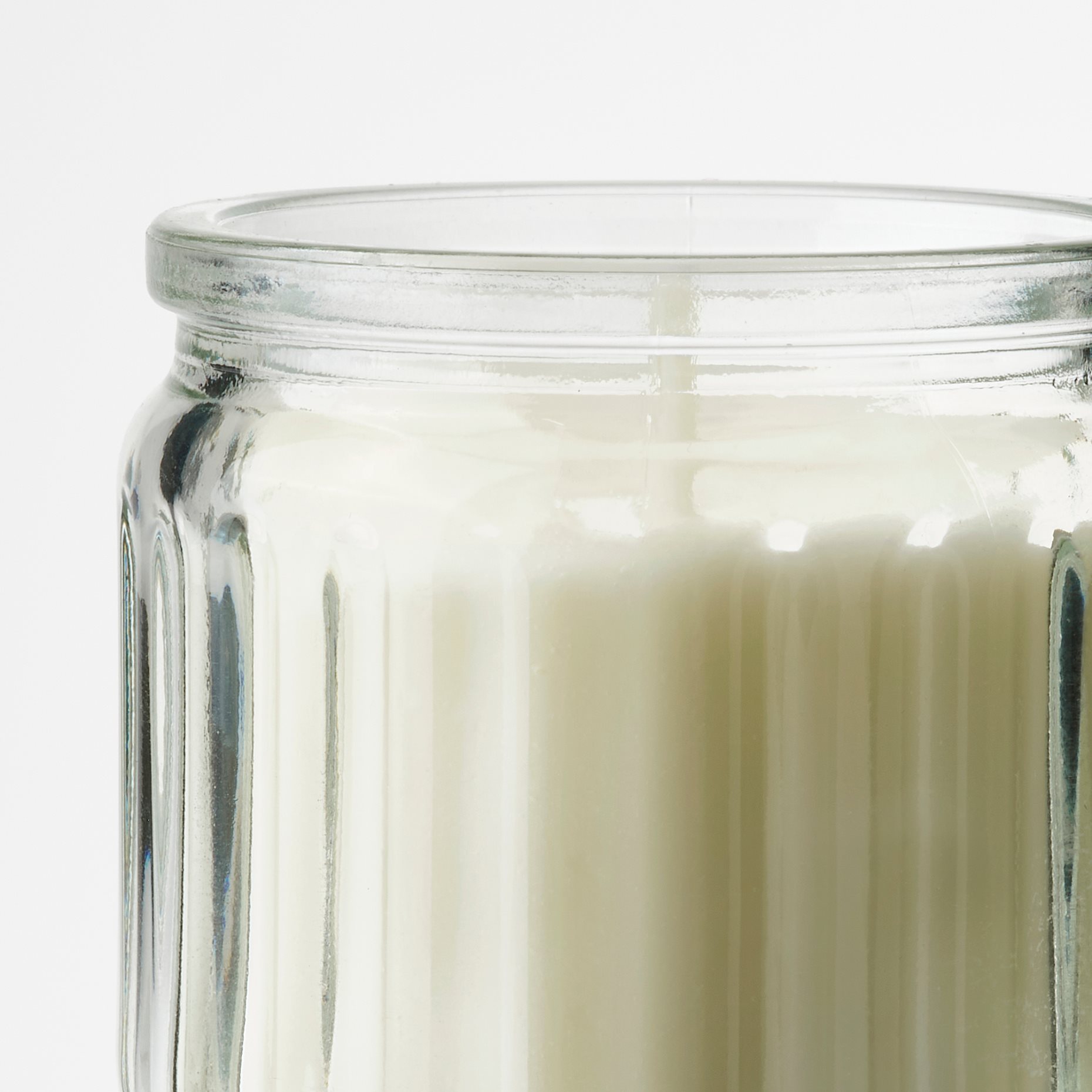 JÄMLIK, scented candle in glass/Vanilla, 12 hr, 505.941.50