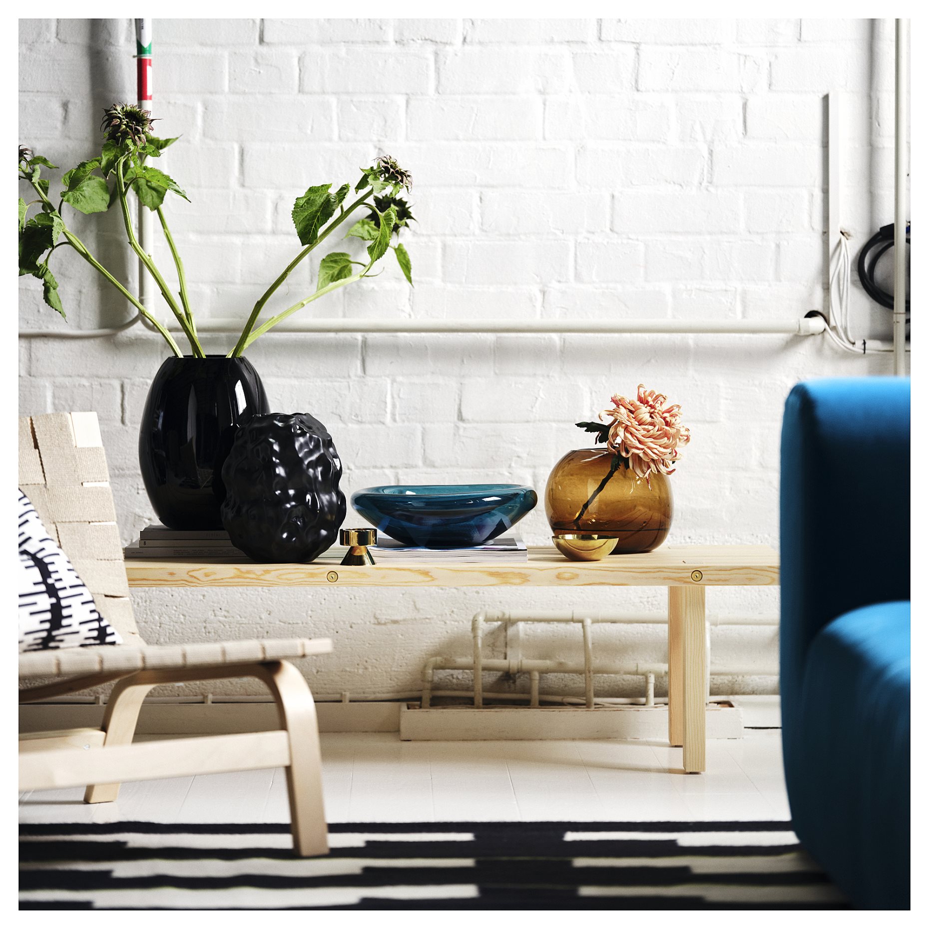 STOCKHOLM 2025, τραπέζι μέσης, 160x45 cm, 505.947.63