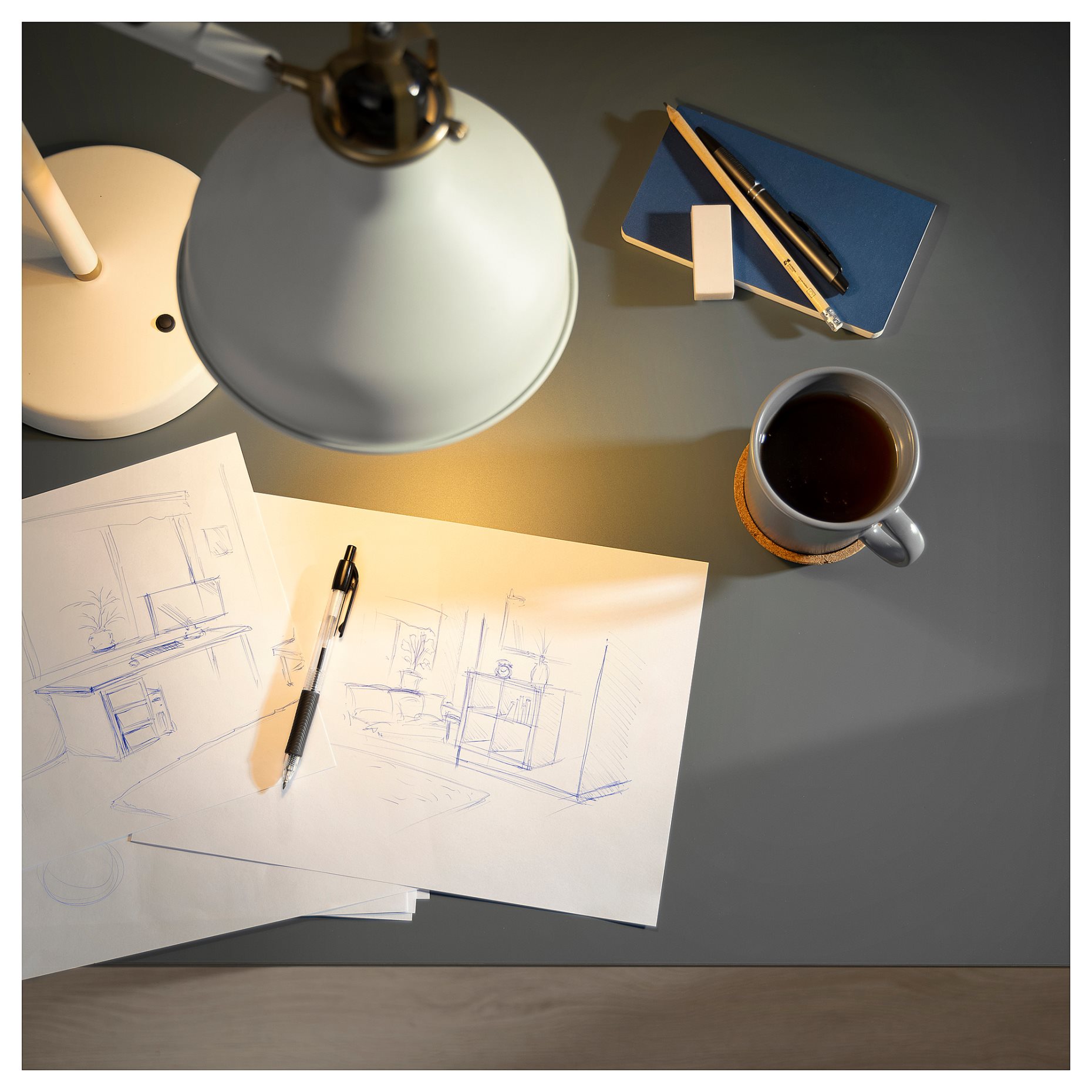 LAGKAPTEN, επιφάνεια τραπεζιού, 140x60 cm, 505.961.87