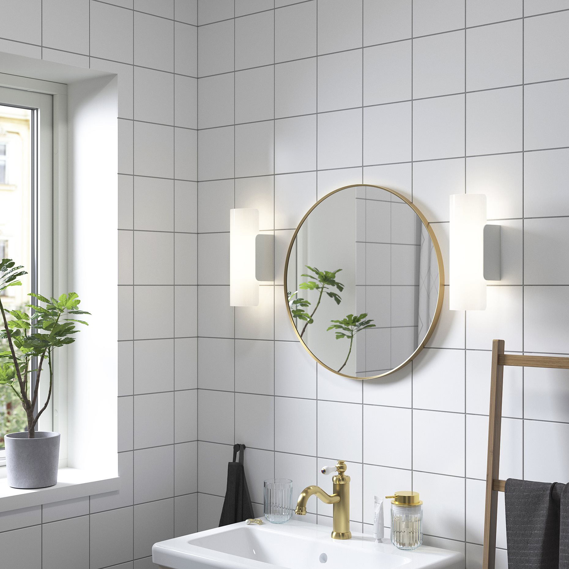 LINDBYN, mirror, 50 cm, 506.002.93