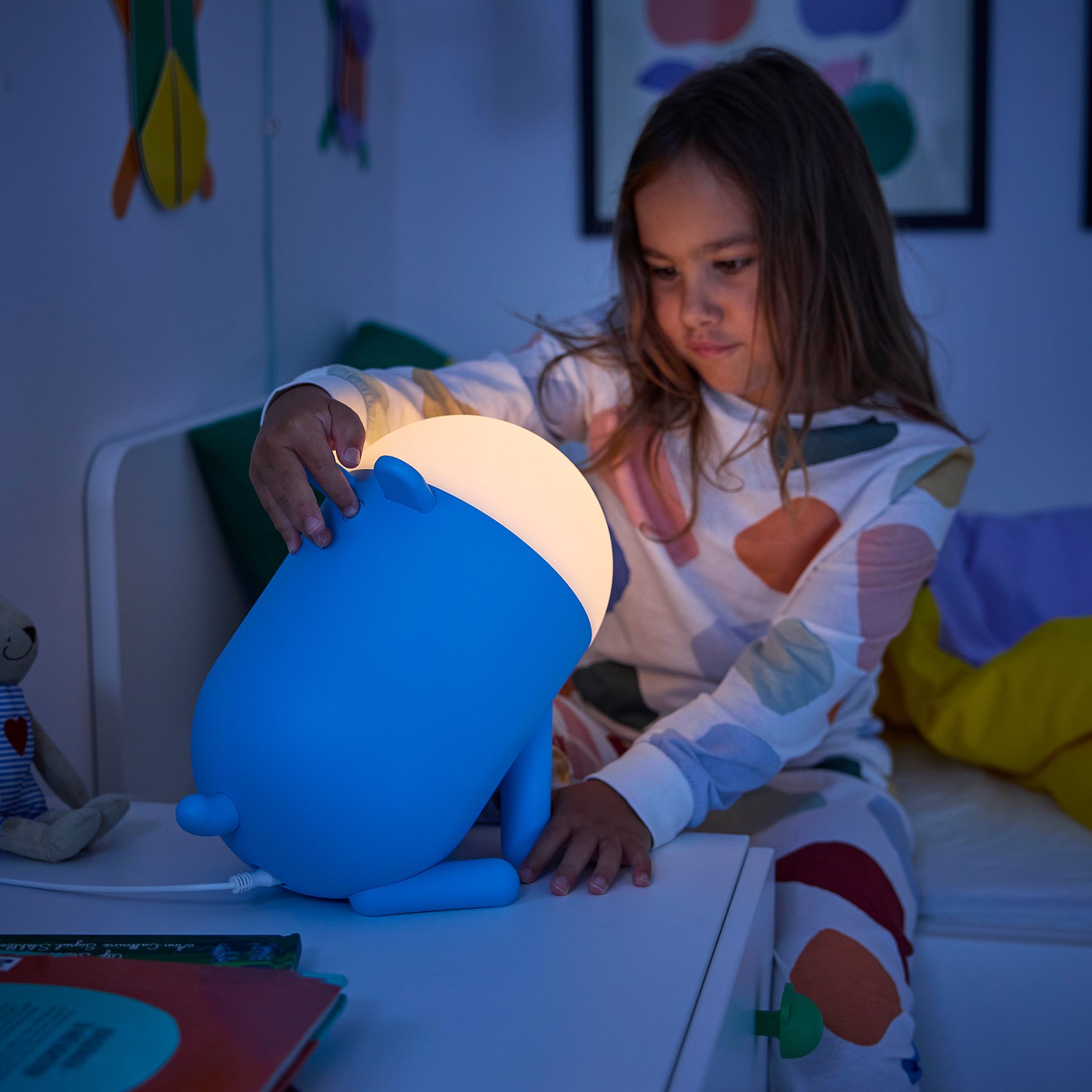 GREJSIMOJS, επιτραπέζιο φωτιστικό με ενσωματωμένο φωτισμό LED/ρυθμιζόμενης έντασης, 506.035.31