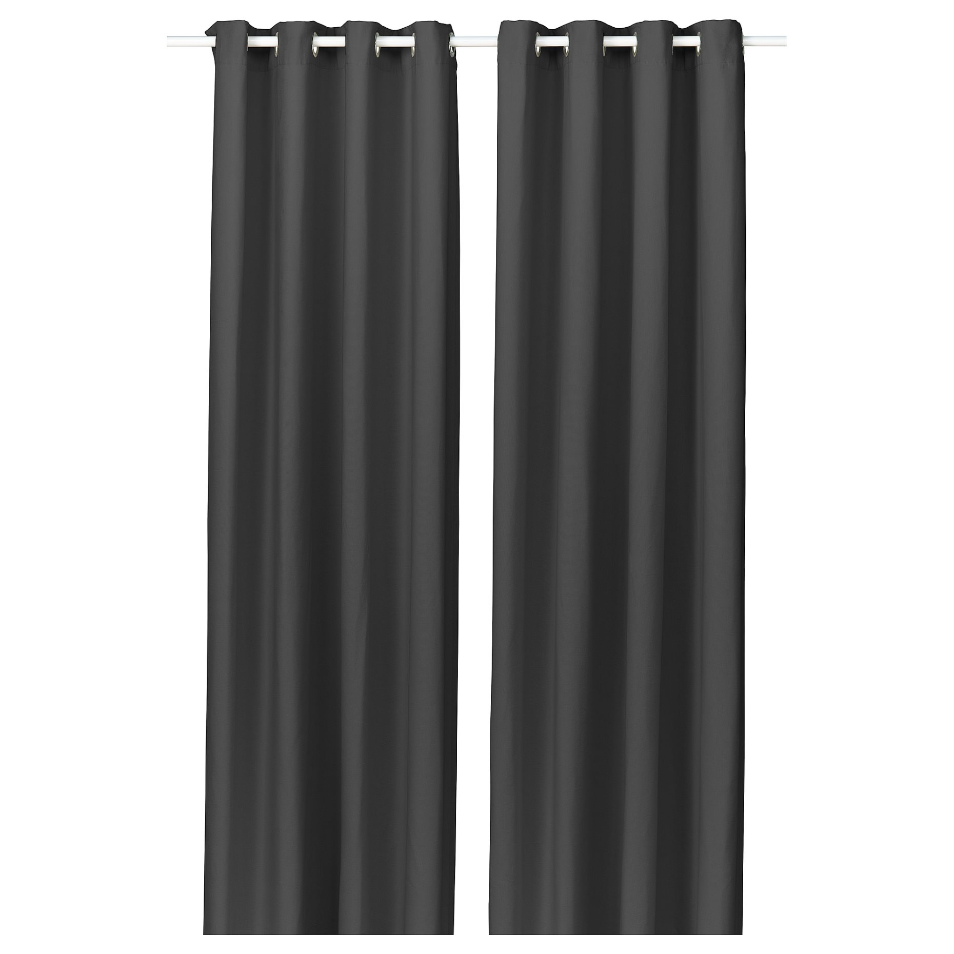 GINSTMOTT, κουρτίνα με τρουκς, 2 τεμ. 145x300 cm, 506.054.17