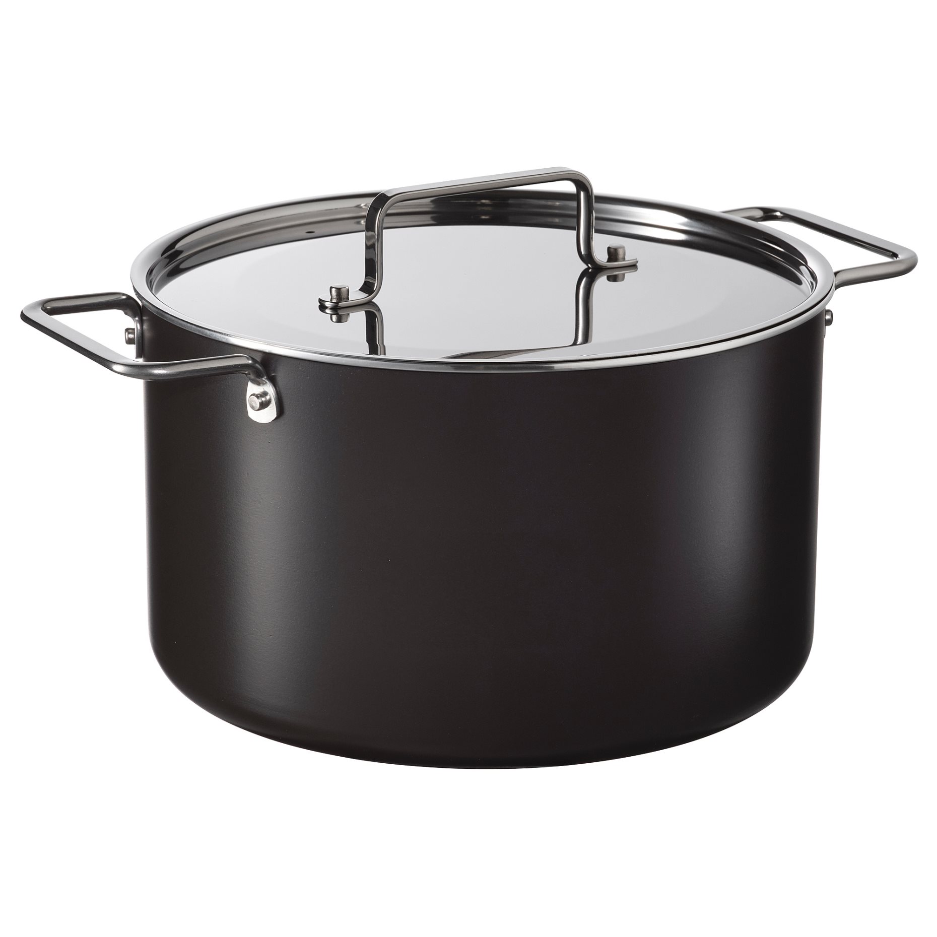 GULDÖRING, pot with lid and non-stick coating, 5 l, 506.094.58